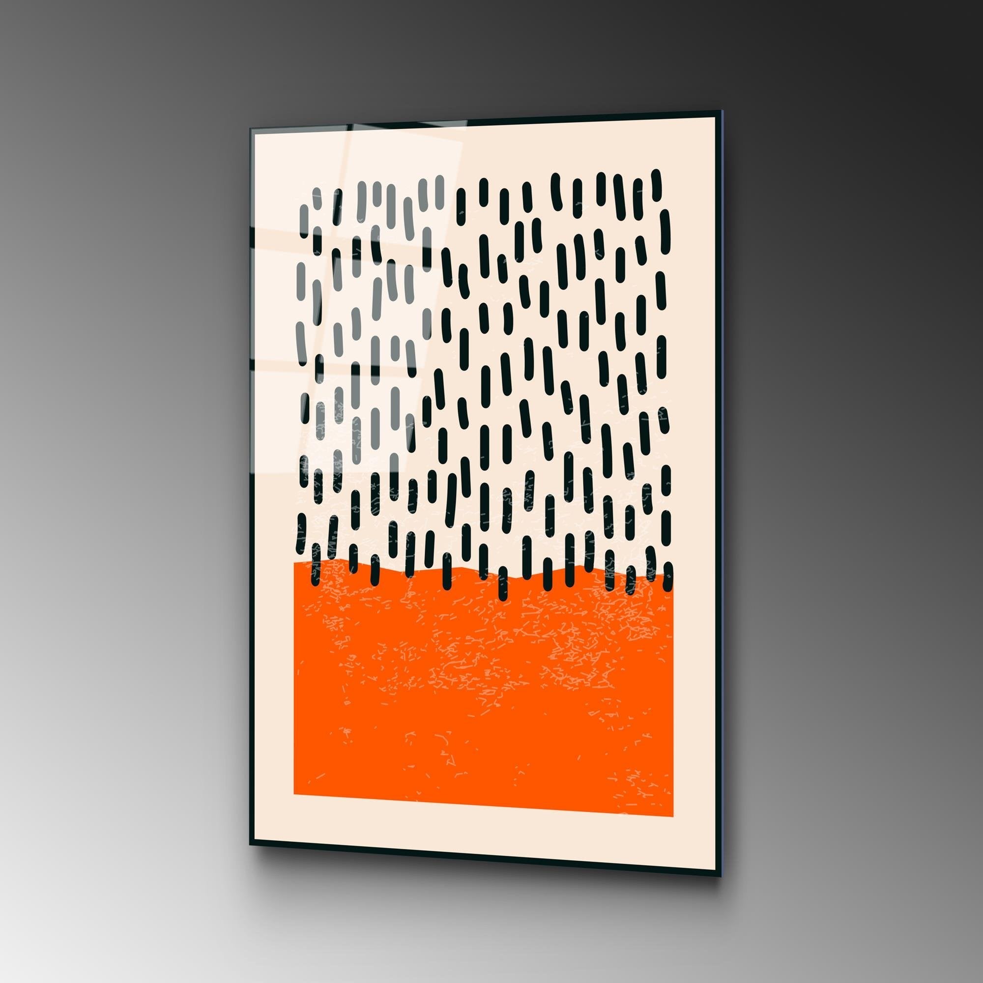 UV-883 Baskılı Cam Dikdörtgen Duvar Tablosu | ByLamp