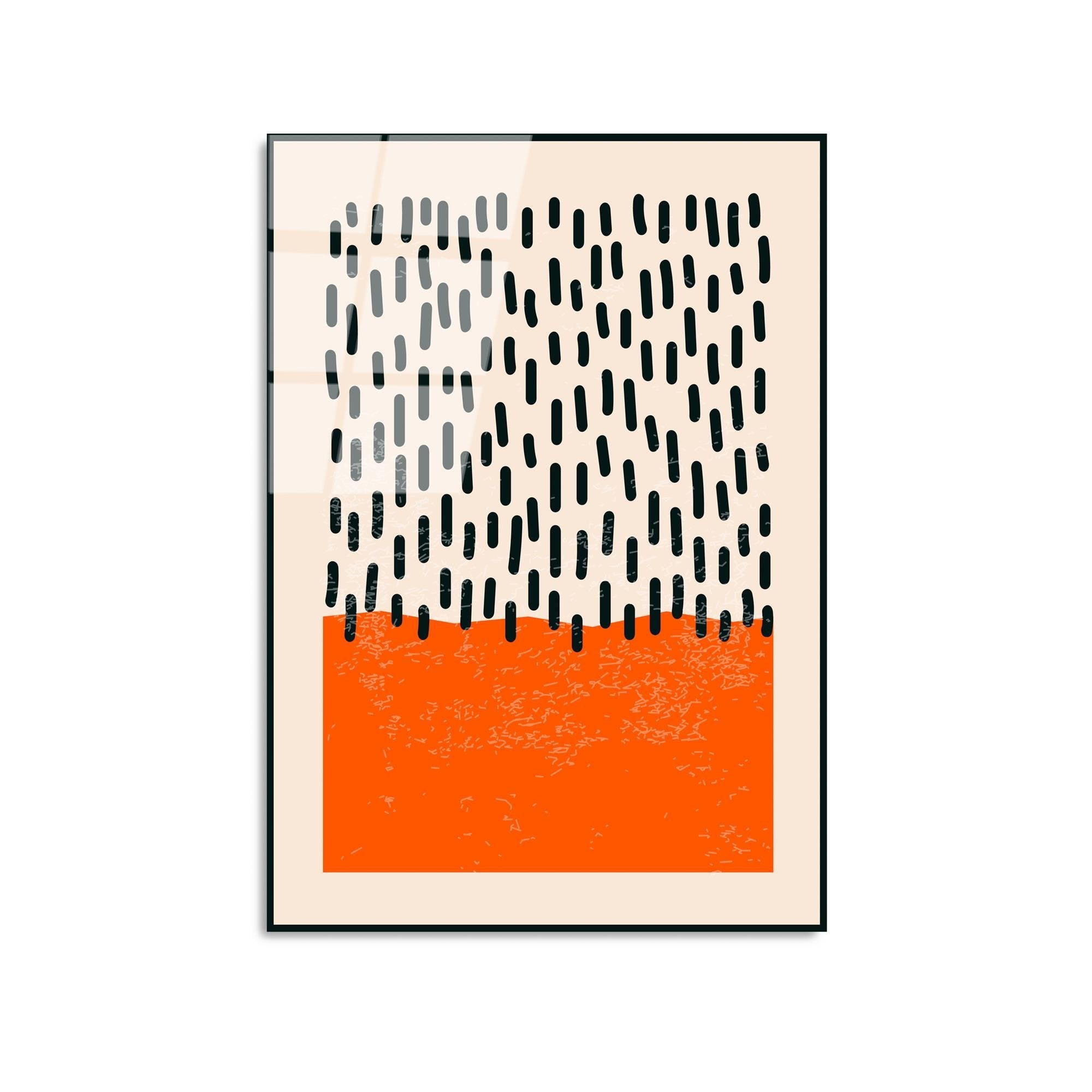 UV-883 Baskılı Cam Dikdörtgen Duvar Tablosu | ByLamp