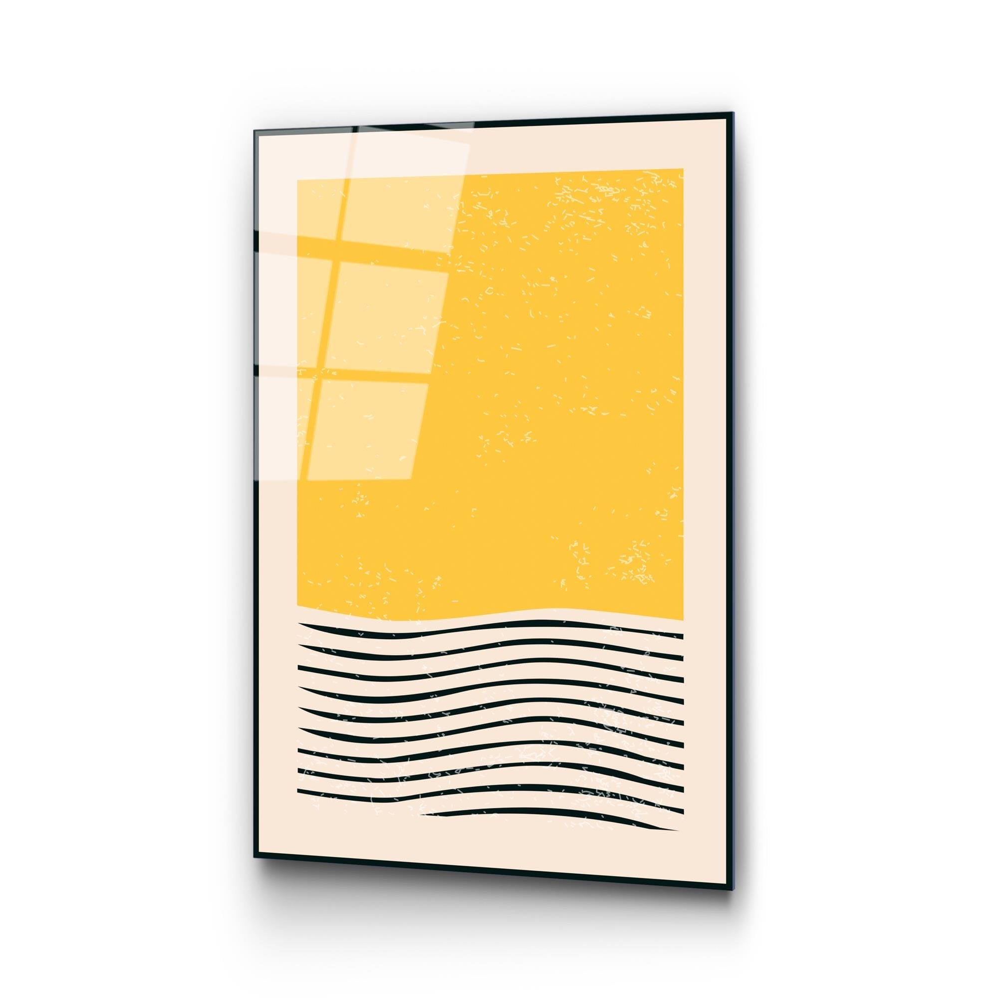 UV-884 Baskılı Cam Dikdörtgen Duvar Tablosu | ByLamp