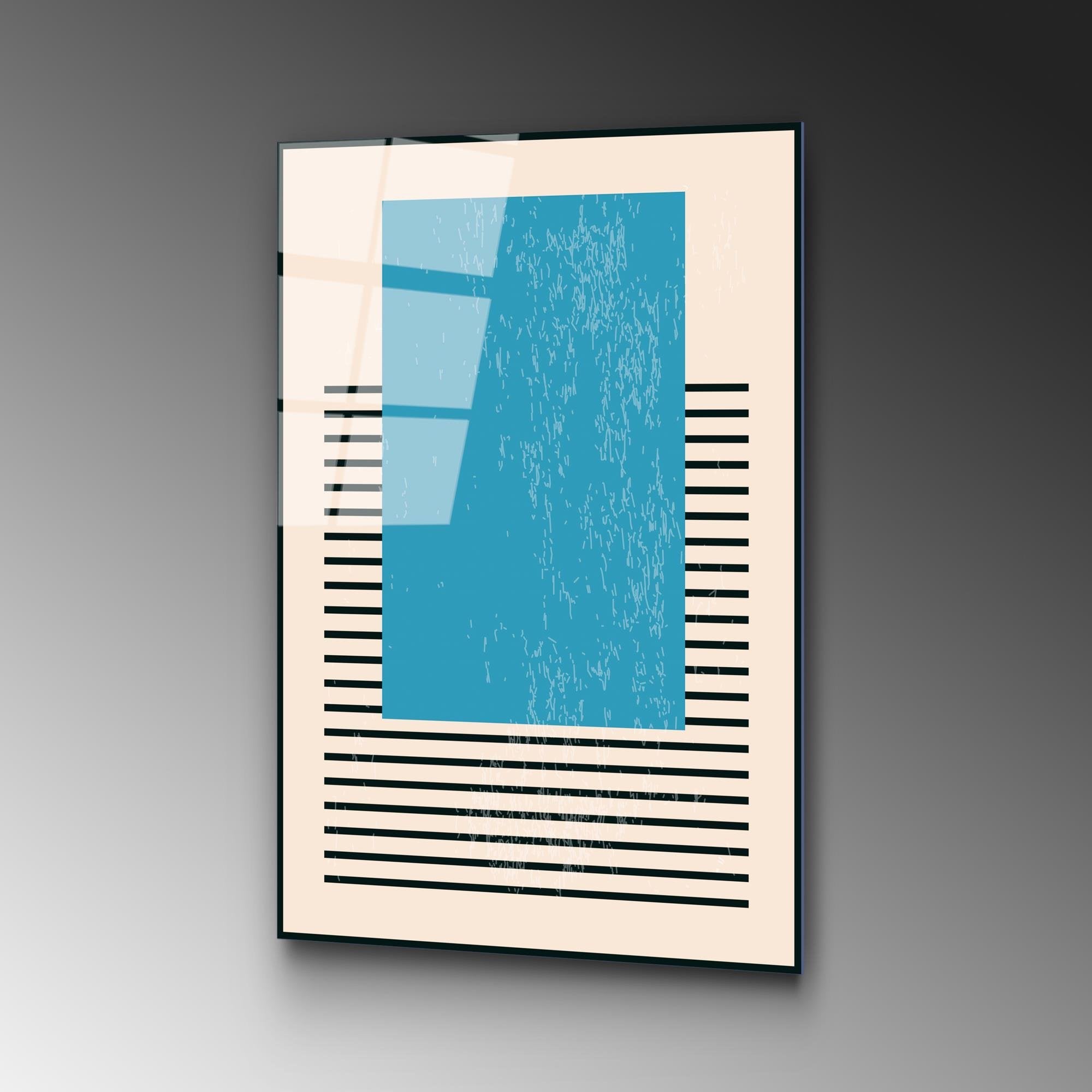 UV-886 Baskılı Cam Dikdörtgen Duvar Tablosu | ByLamp