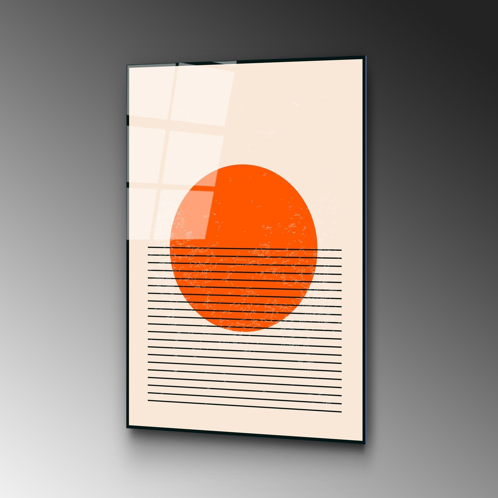 UV-887 Baskılı Cam Dikdörtgen Duvar Tablosu | ByLamp