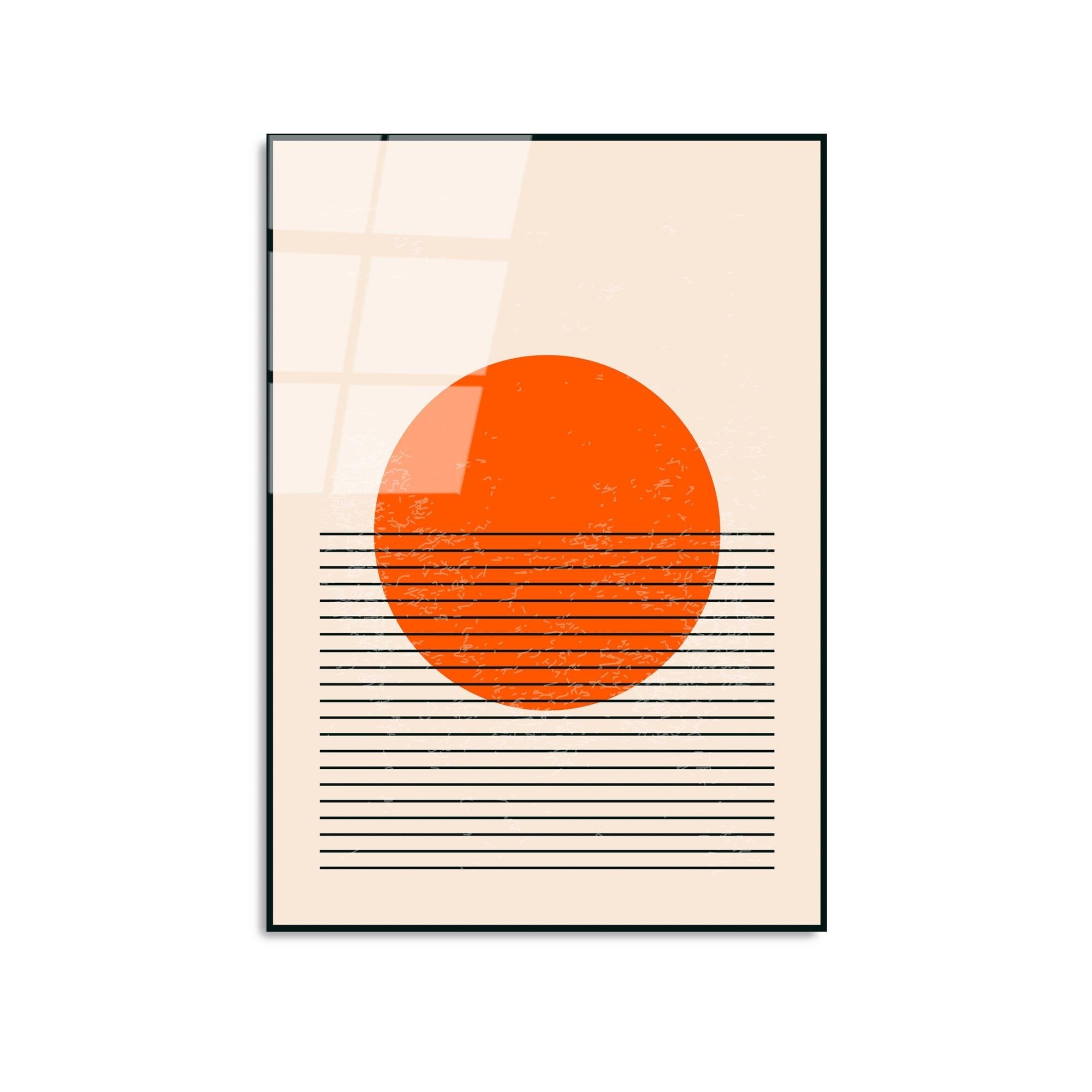 UV-887 Baskılı Cam Dikdörtgen Duvar Tablosu | ByLamp