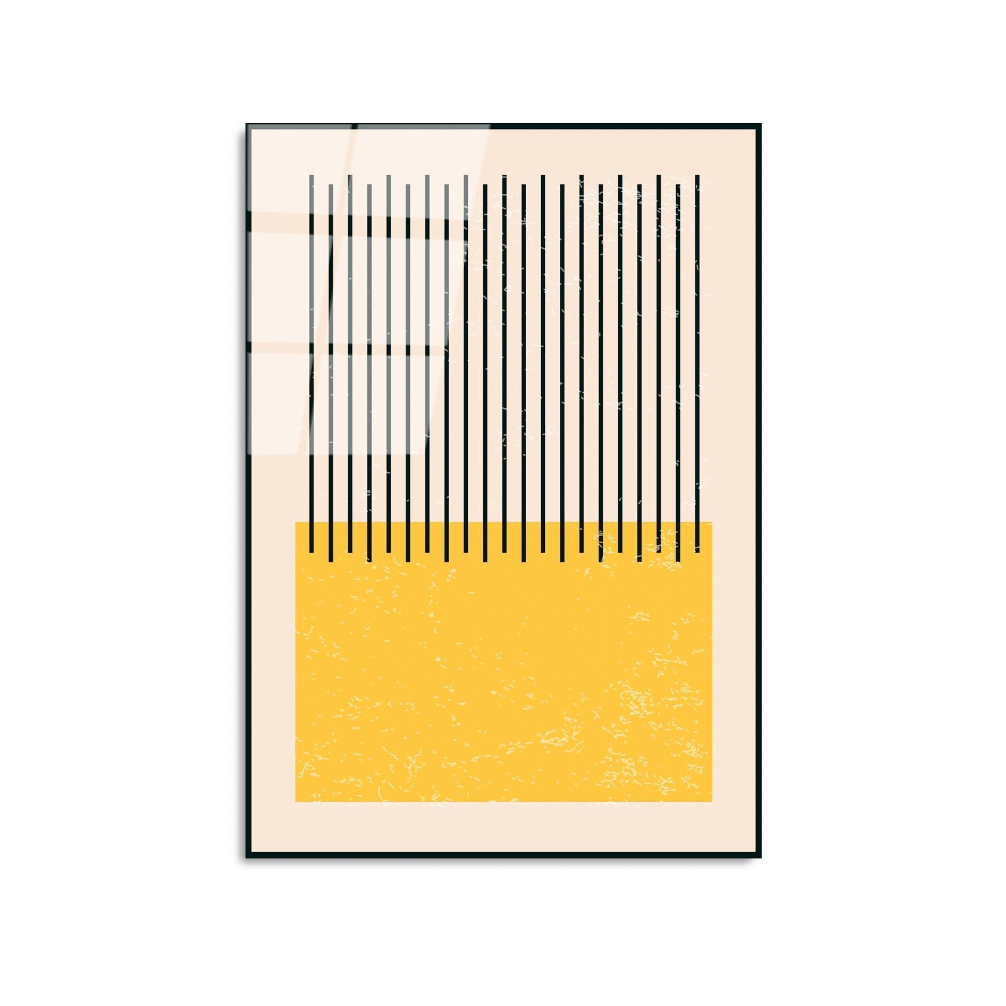 UV-888 Baskılı Cam Dikdörtgen Duvar Tablosu | ByLamp