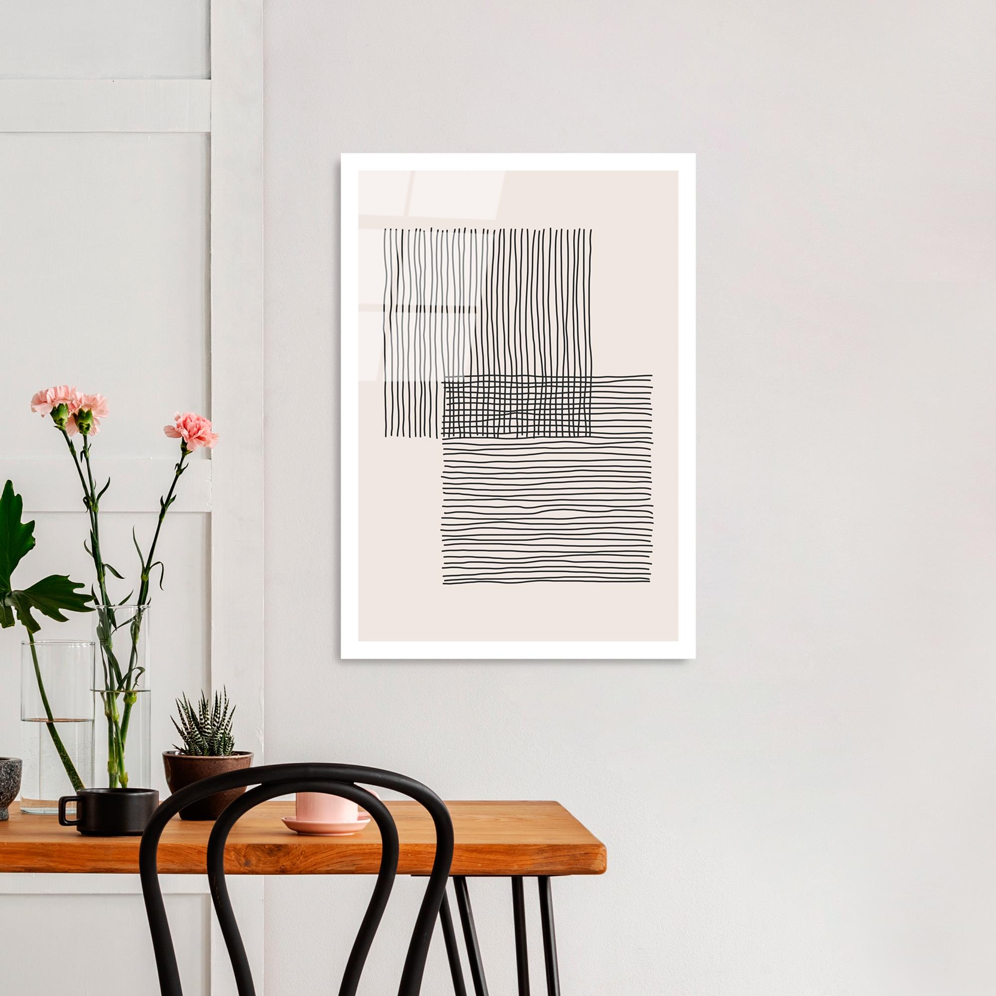 UV-889 Baskılı Cam Dikdörtgen Duvar Tablosu | ByLamp