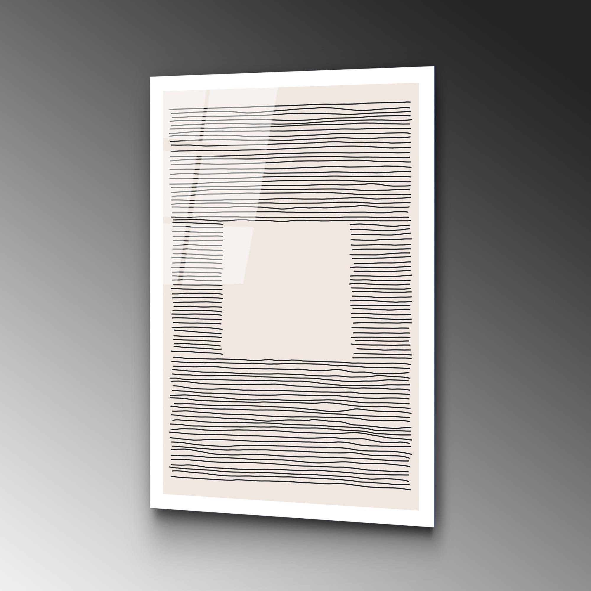 UV-890 Baskılı Cam Dikdörtgen Duvar Tablosu | ByLamp