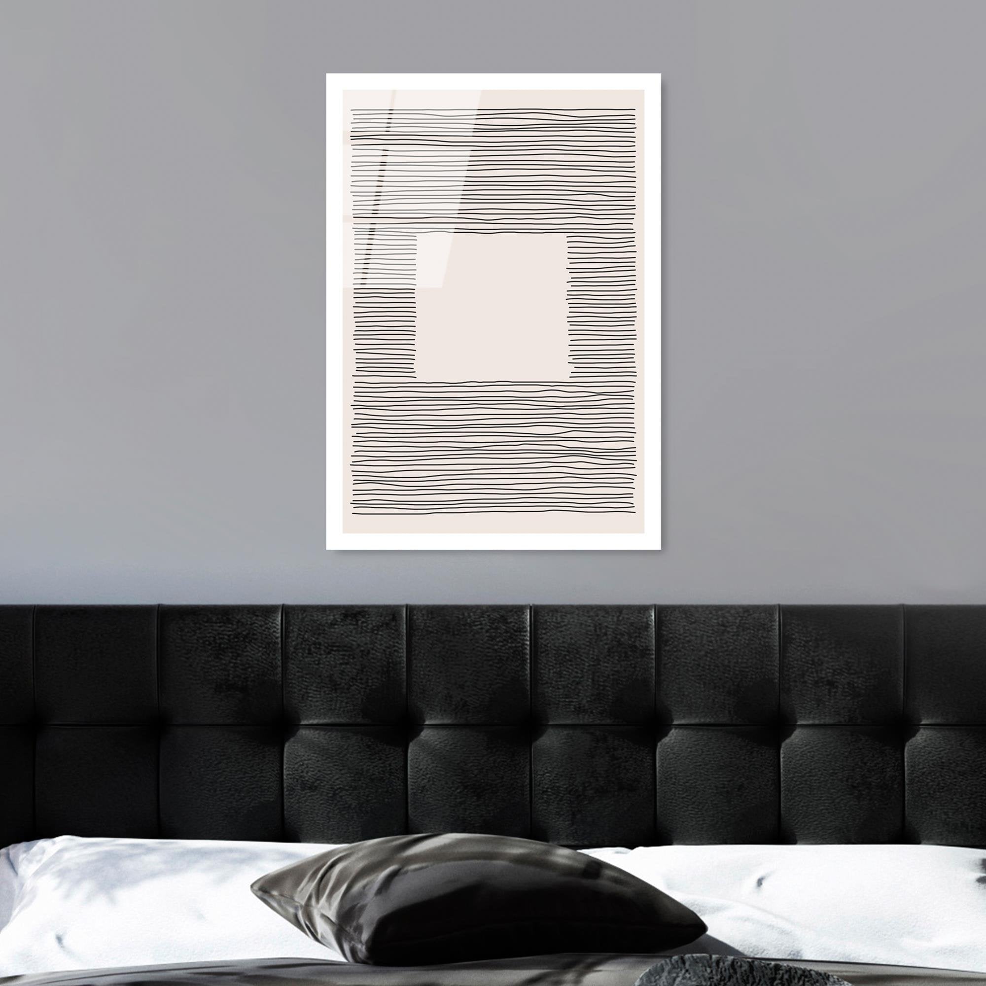 UV-890 Baskılı Cam Dikdörtgen Duvar Tablosu | ByLamp