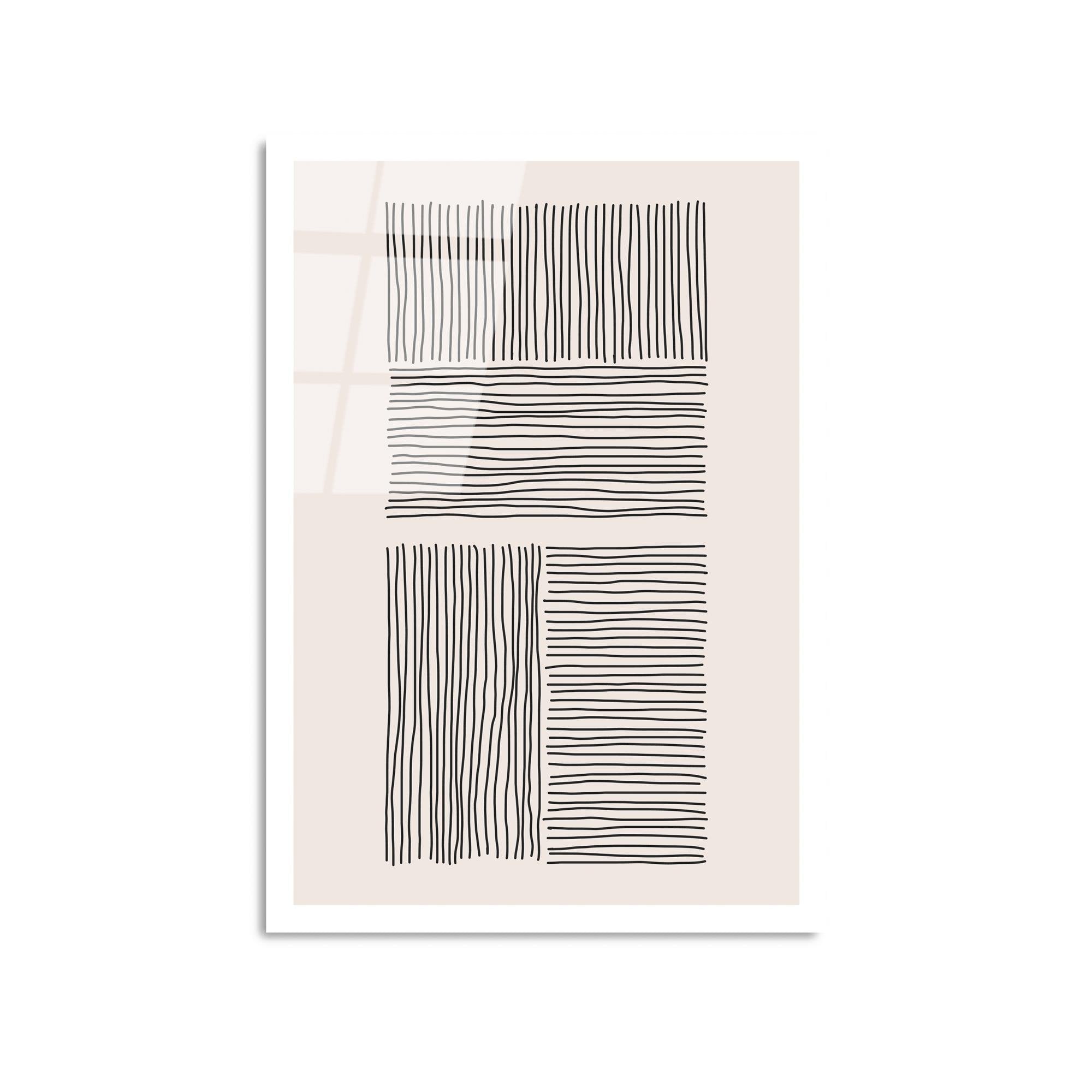 UV-891 Baskılı Cam Dikdörtgen Duvar Tablosu | ByLamp