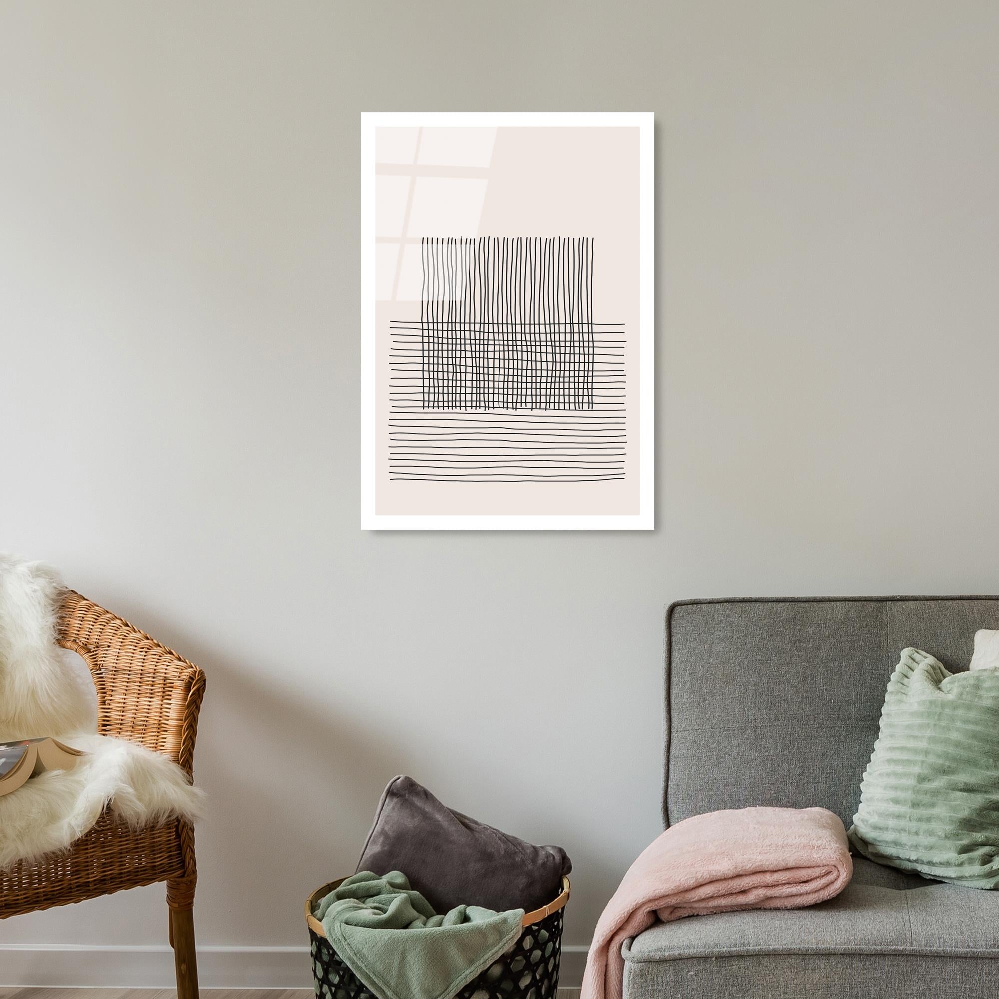 UV-892 Baskılı Cam Dikdörtgen Duvar Tablosu | ByLamp