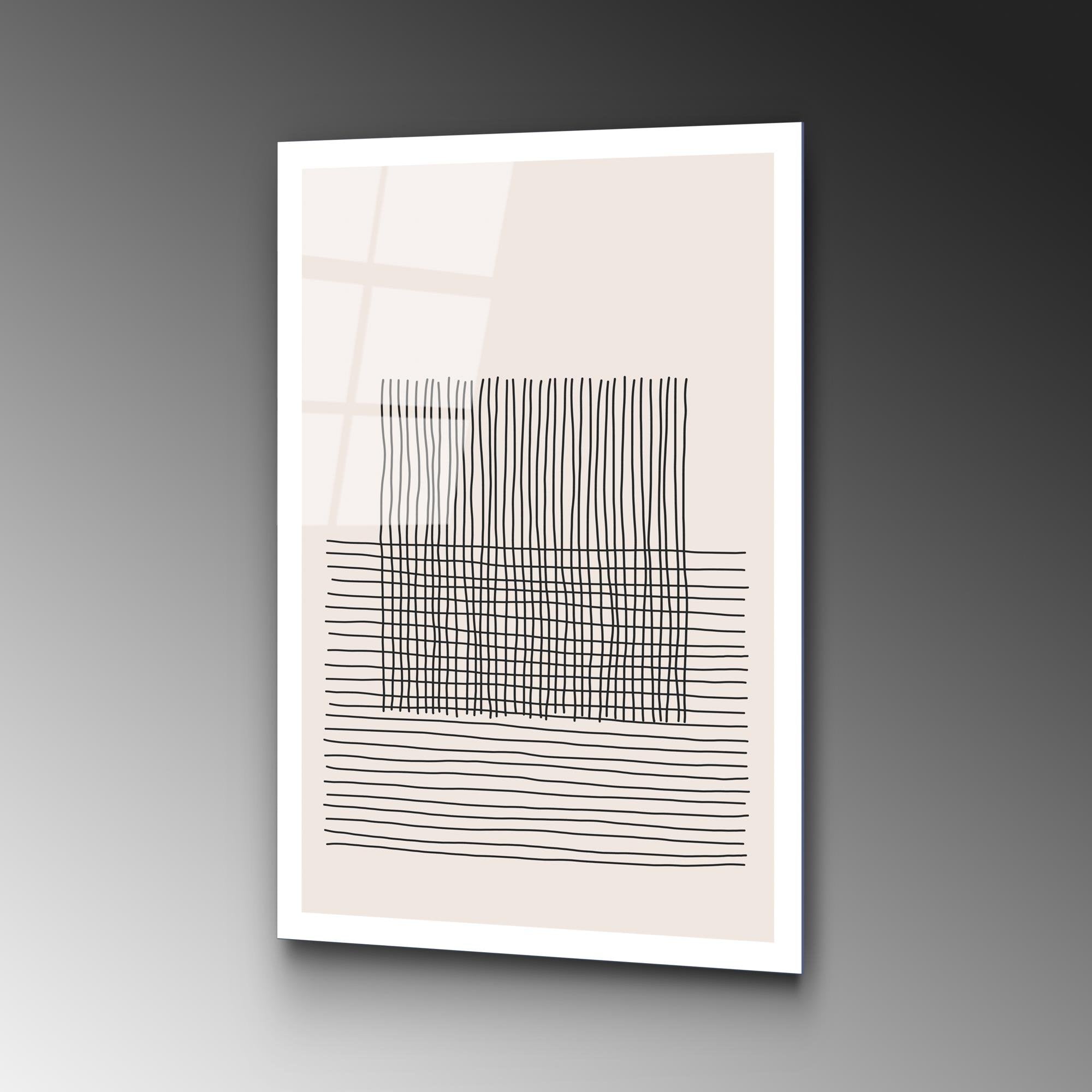 UV-892 Baskılı Cam Dikdörtgen Duvar Tablosu | ByLamp