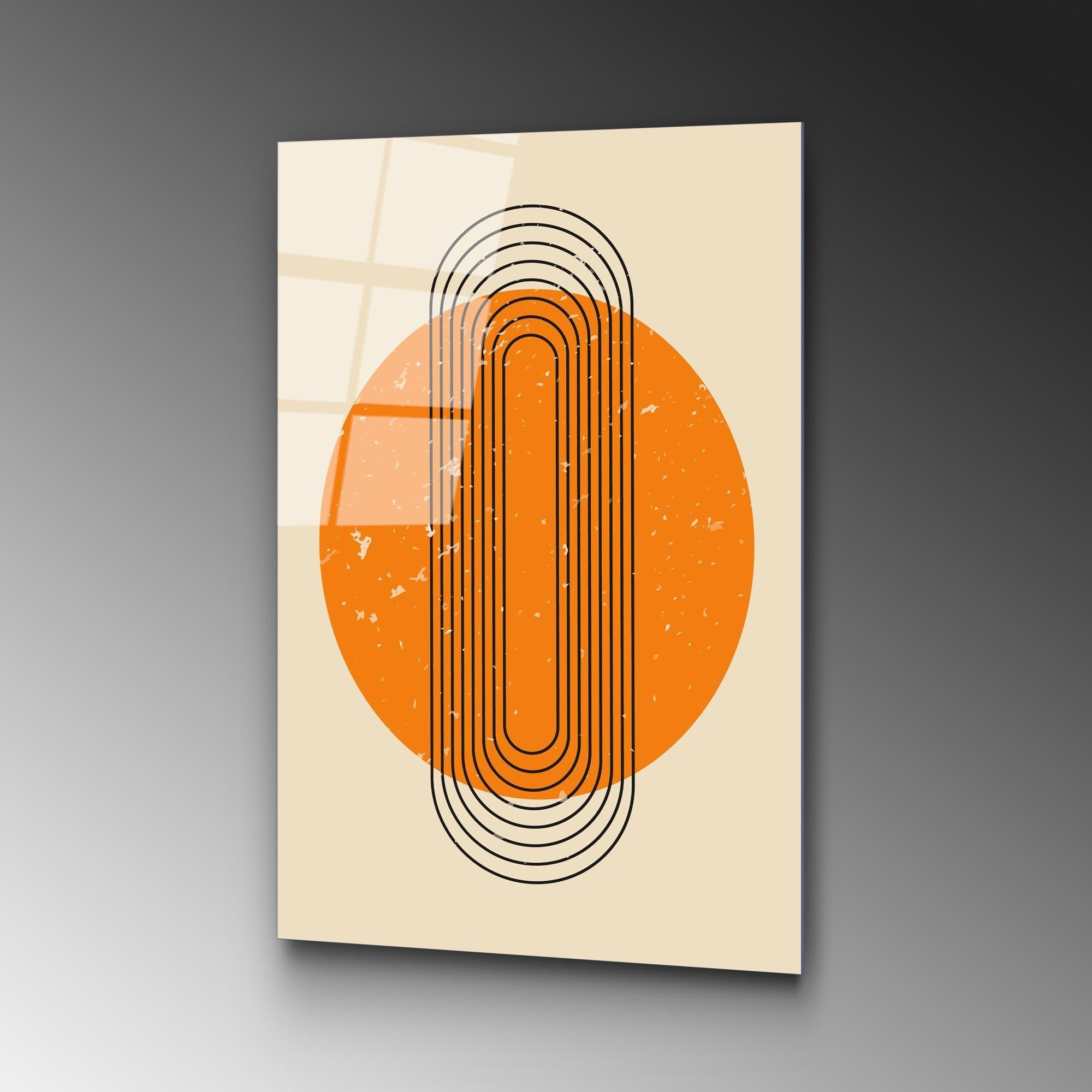 UV-894 Baskılı Cam Dikdörtgen Duvar Tablosu | ByLamp