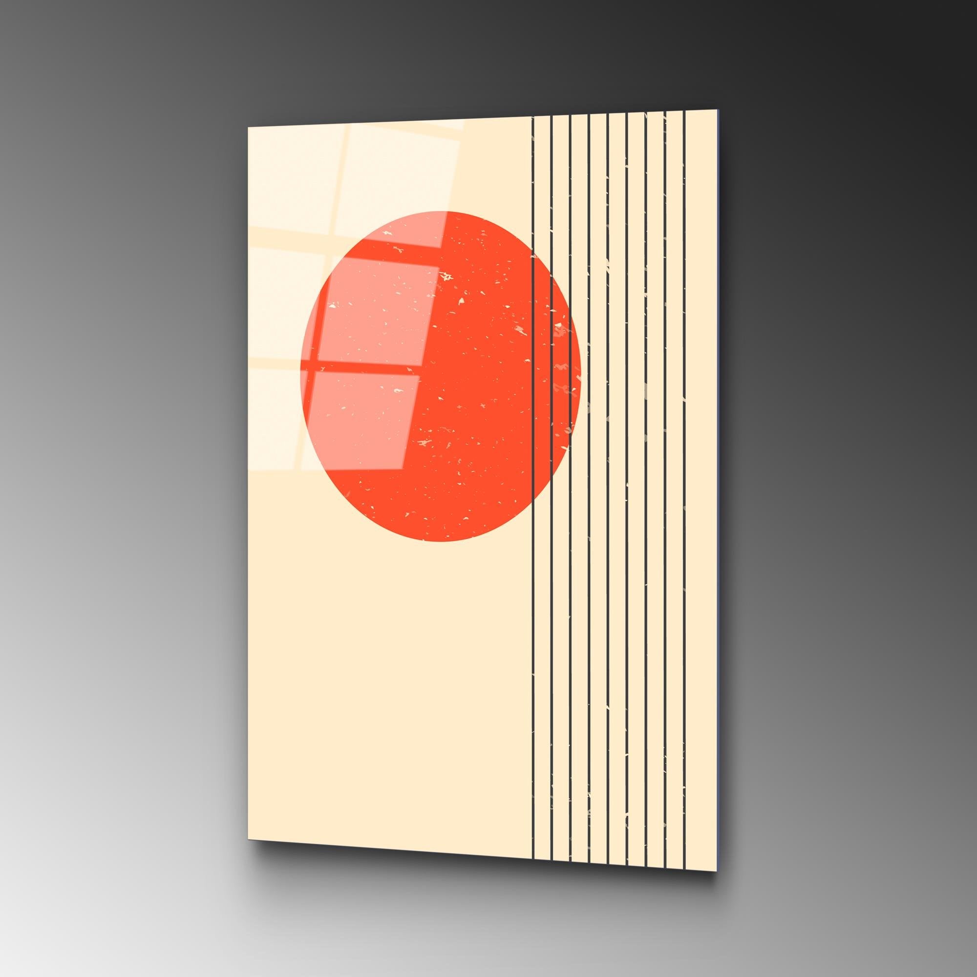 UV-896 Baskılı Cam Dikdörtgen Duvar Tablosu | ByLamp