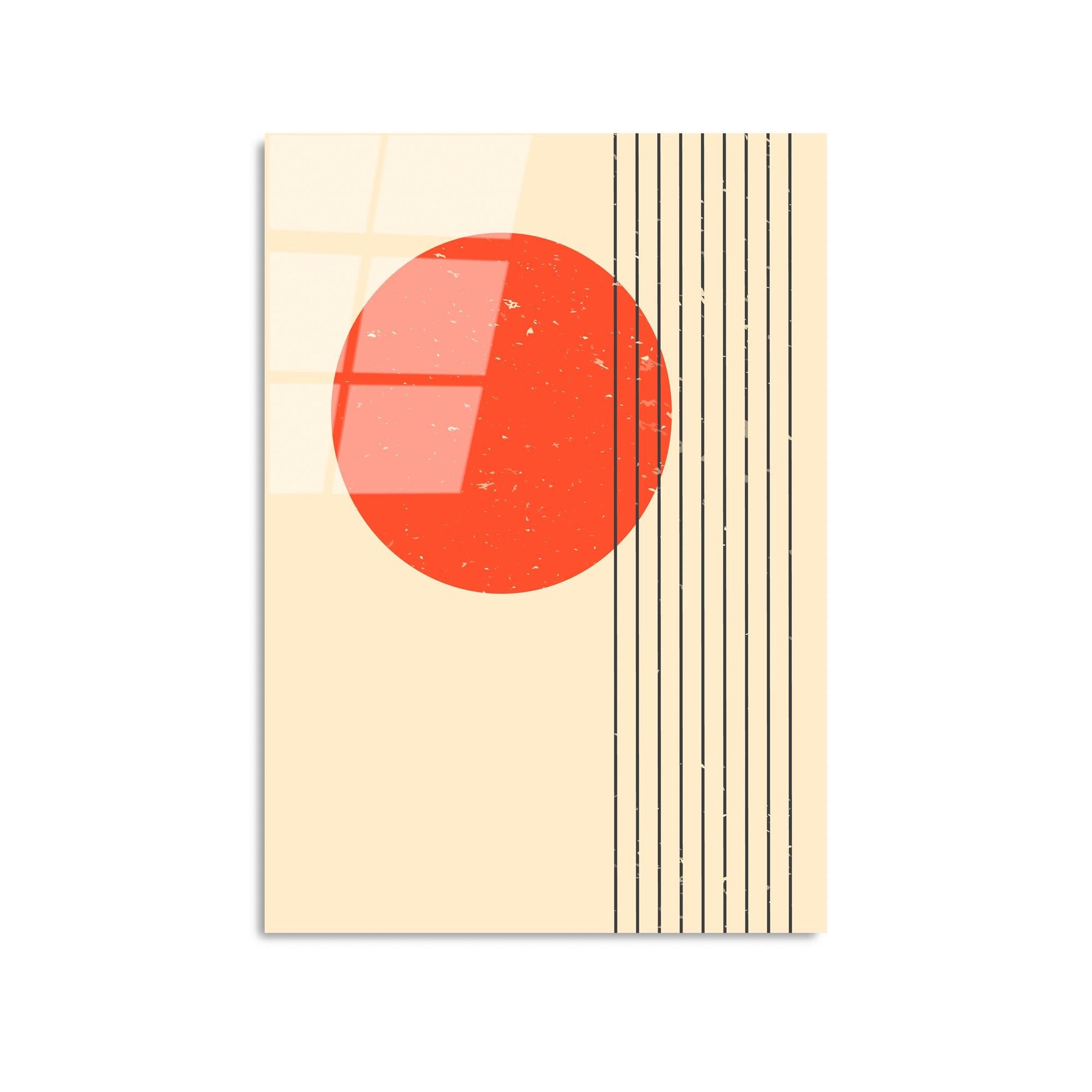 UV-896 Baskılı Cam Dikdörtgen Duvar Tablosu | ByLamp