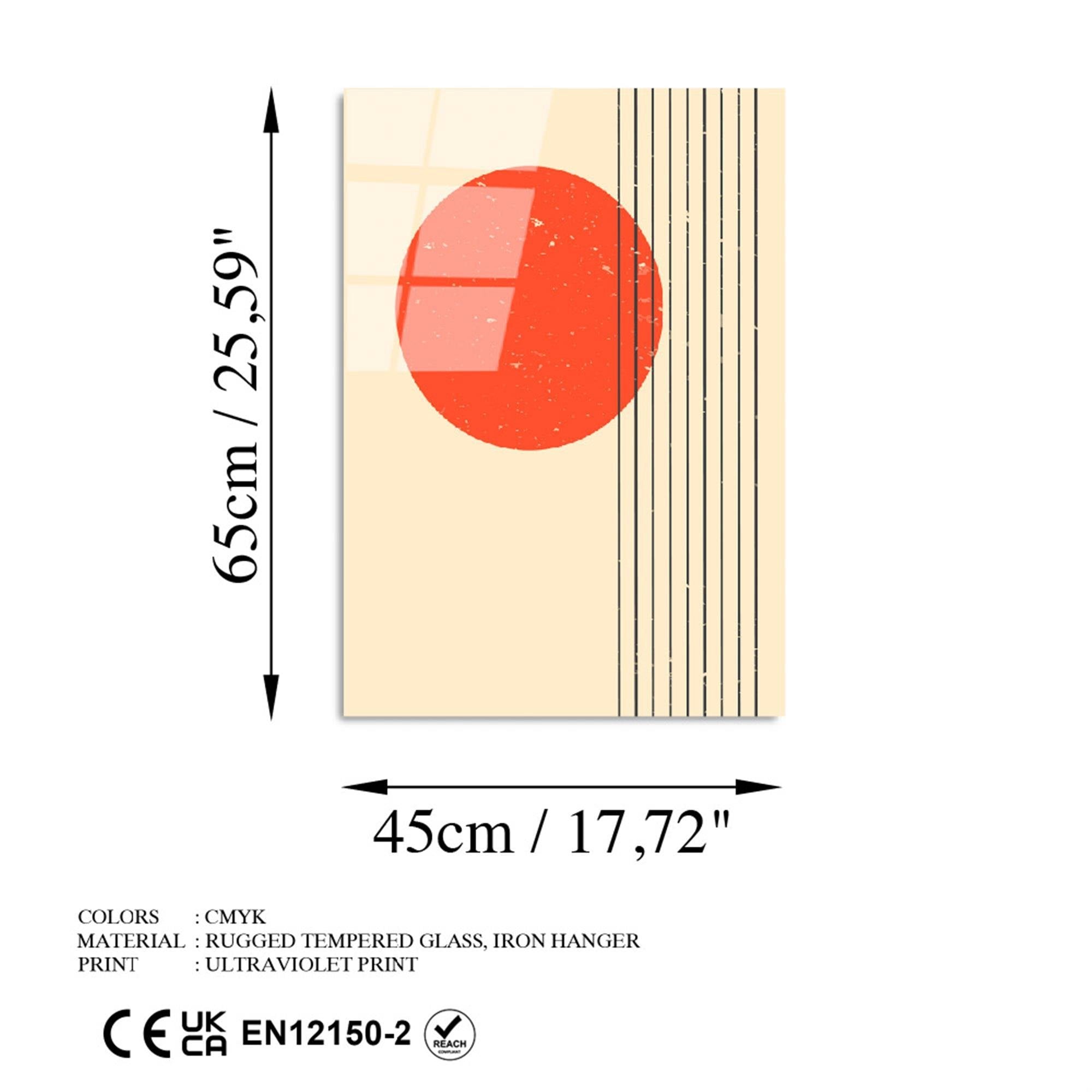 UV-896 Baskılı Cam Dikdörtgen Duvar Tablosu | ByLamp