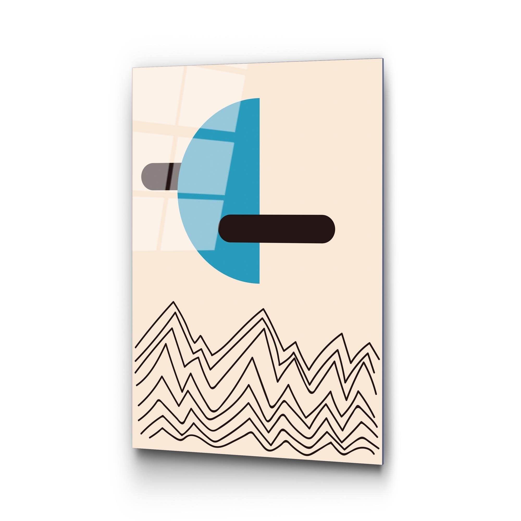 UV-902 Baskılı Cam Dikdörtgen Duvar Tablosu | ByLamp