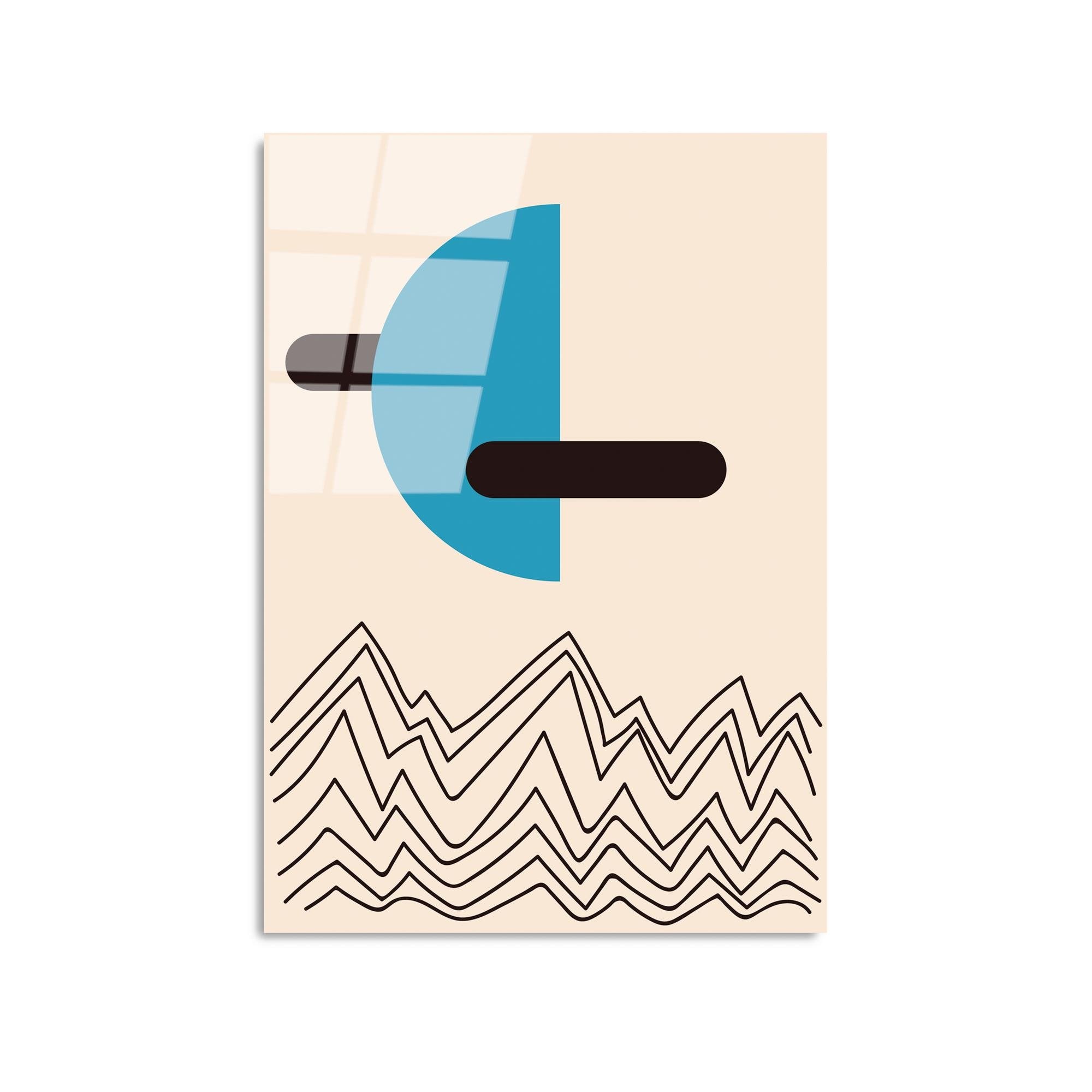 UV-902 Baskılı Cam Dikdörtgen Duvar Tablosu | ByLamp