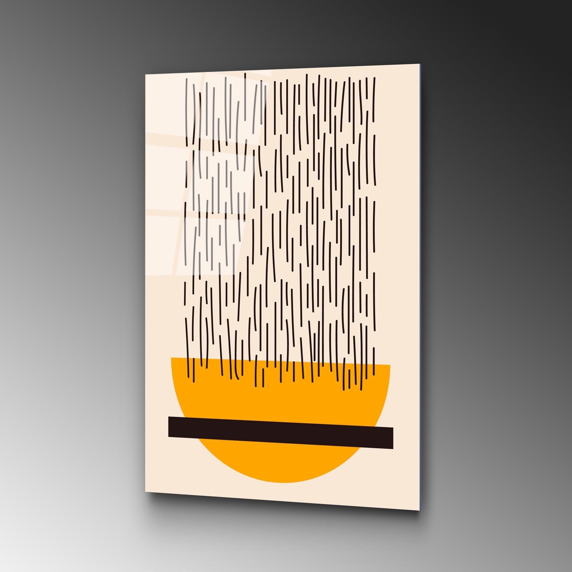 UV-903 Baskılı Cam Dikdörtgen Duvar Tablosu | ByLamp