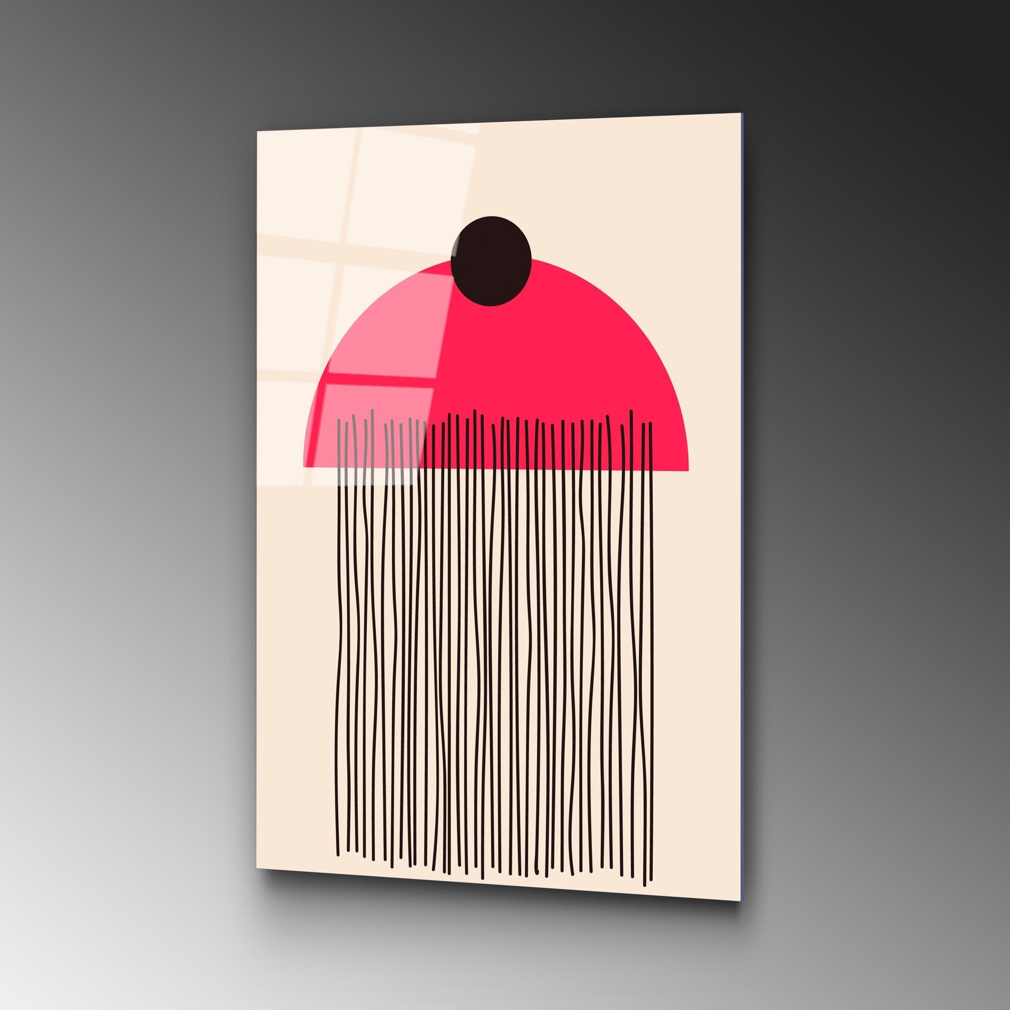 UV-905 Baskılı Cam Dikdörtgen Duvar Tablosu | ByLamp