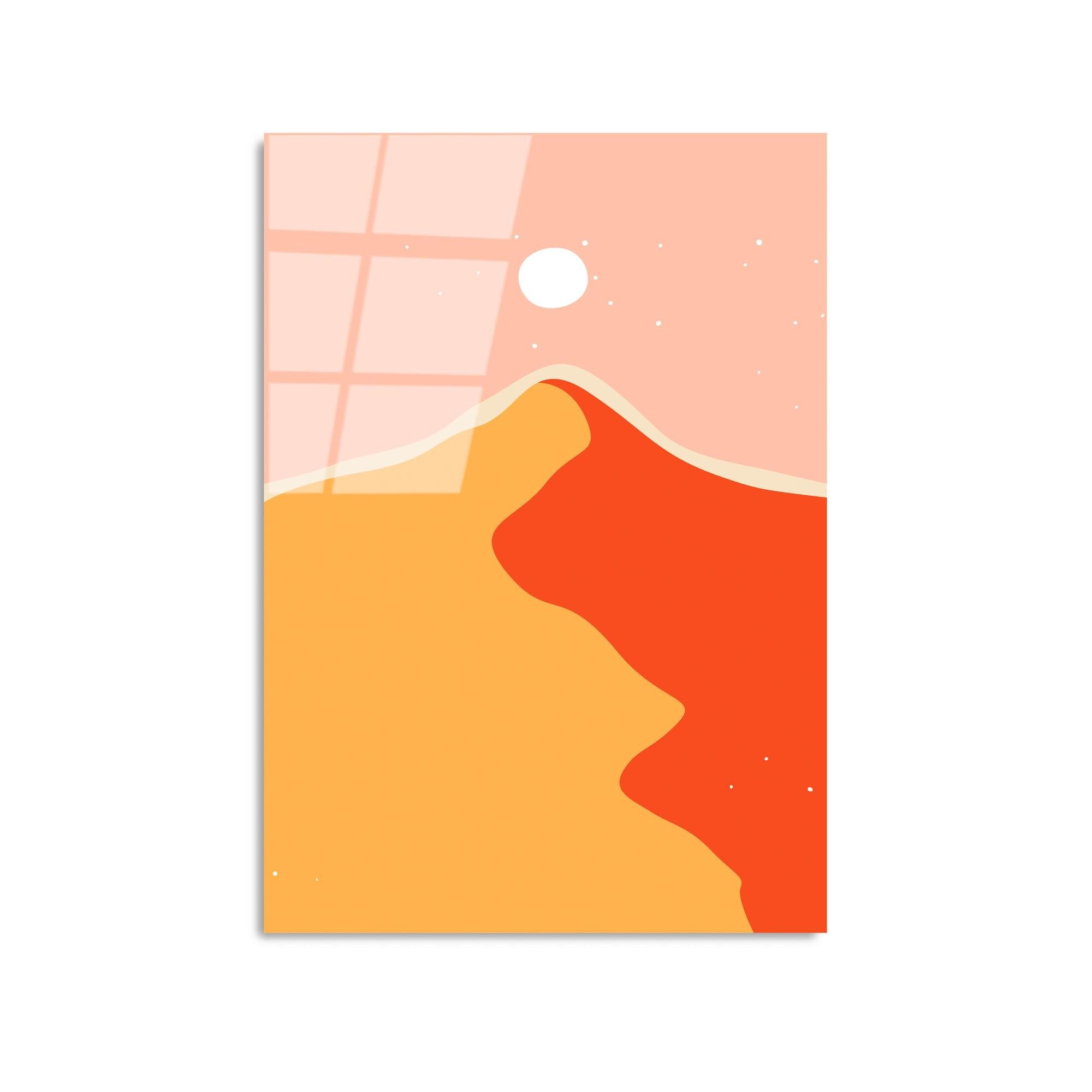 UV-906 Baskılı Cam Dikdörtgen Duvar Tablosu | ByLamp