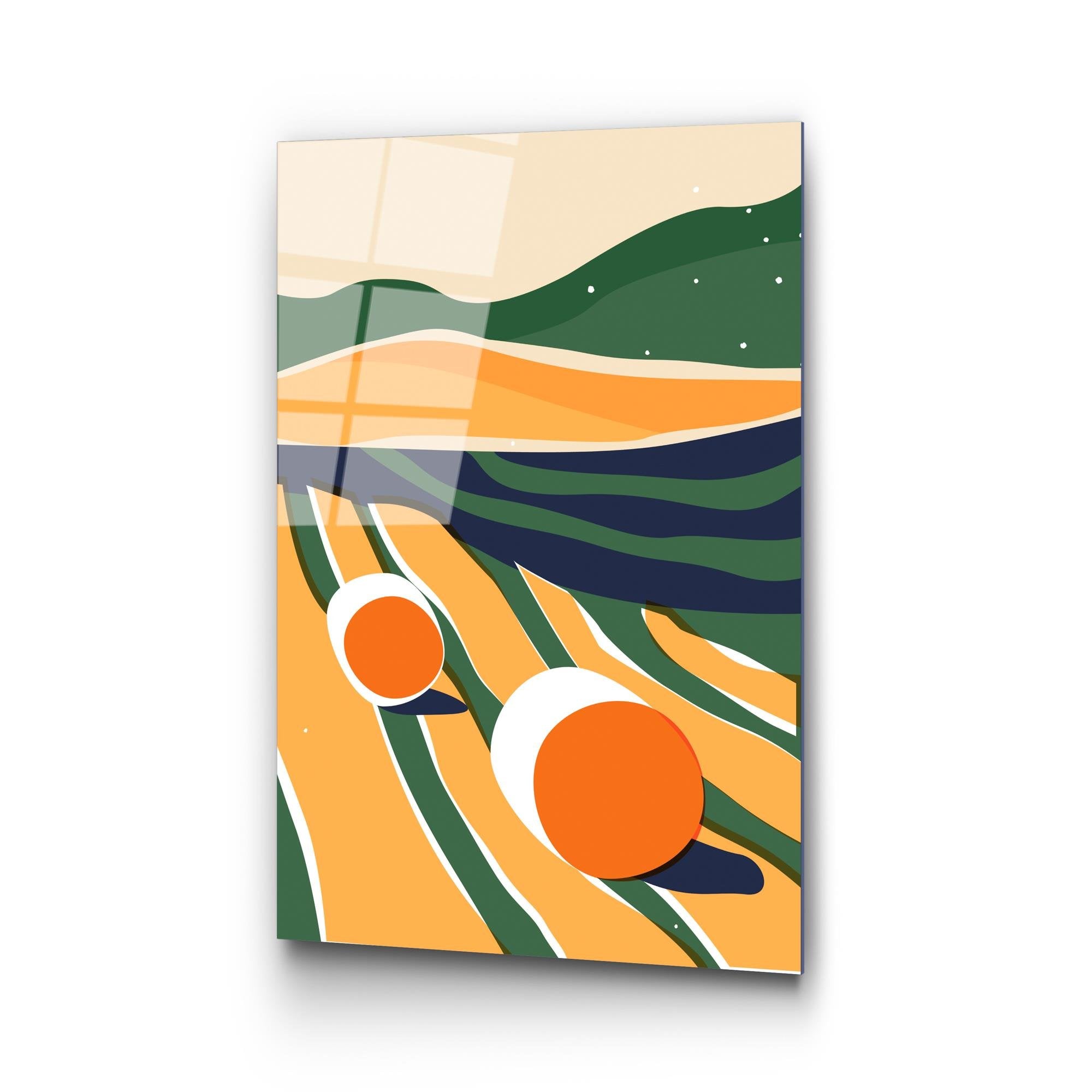 UV-907 Baskılı Cam Dikdörtgen Duvar Tablosu | ByLamp