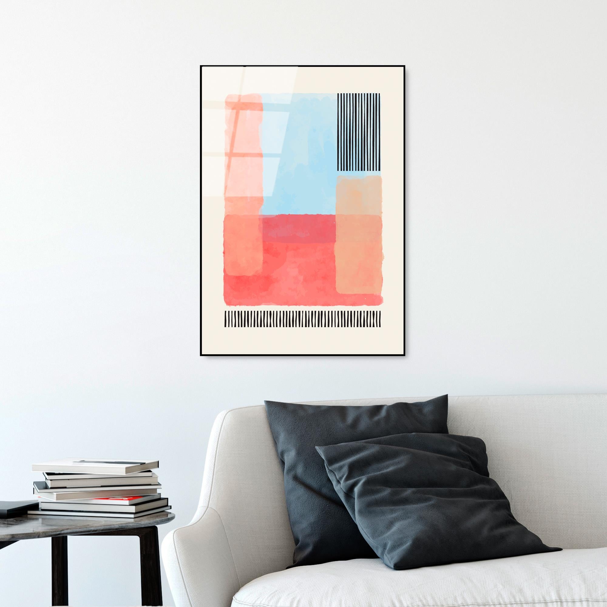 UV-920 Baskılı Cam Dikdörtgen Duvar Tablosu | ByLamp