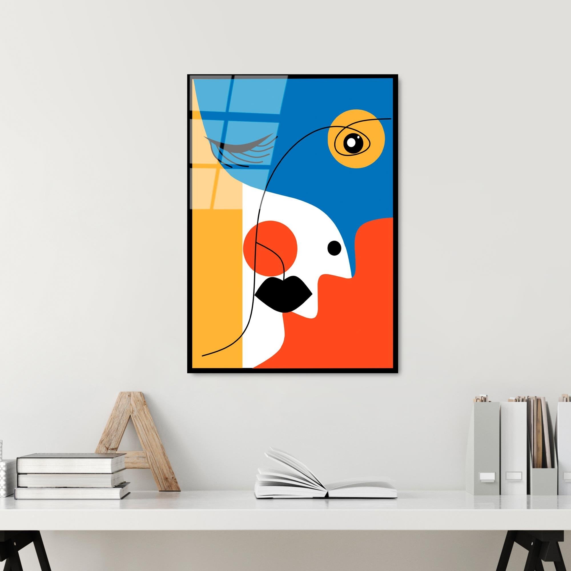 UV-922 Baskılı Cam Dikdörtgen Duvar Tablosu | ByLamp