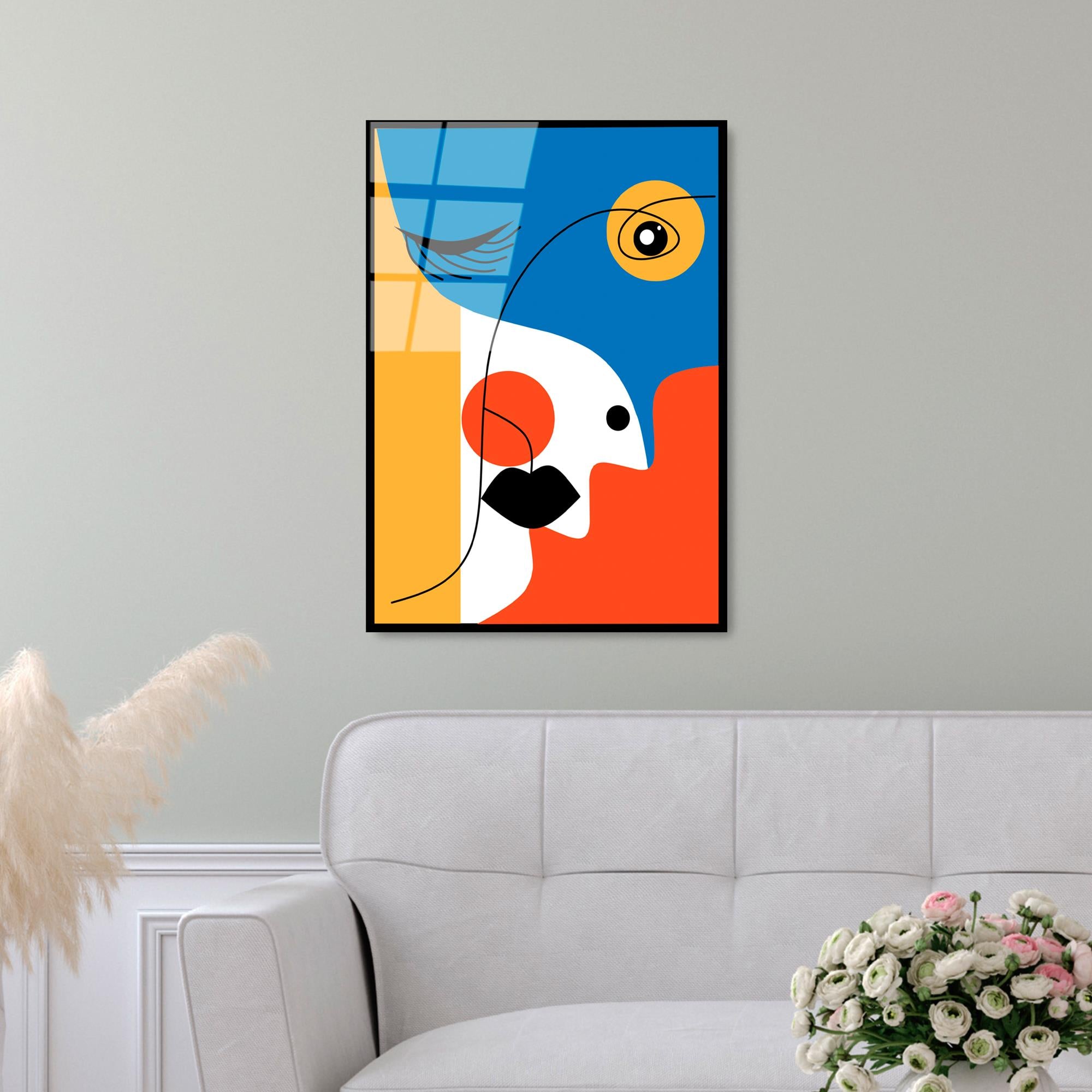 UV-922 Baskılı Cam Dikdörtgen Duvar Tablosu | ByLamp