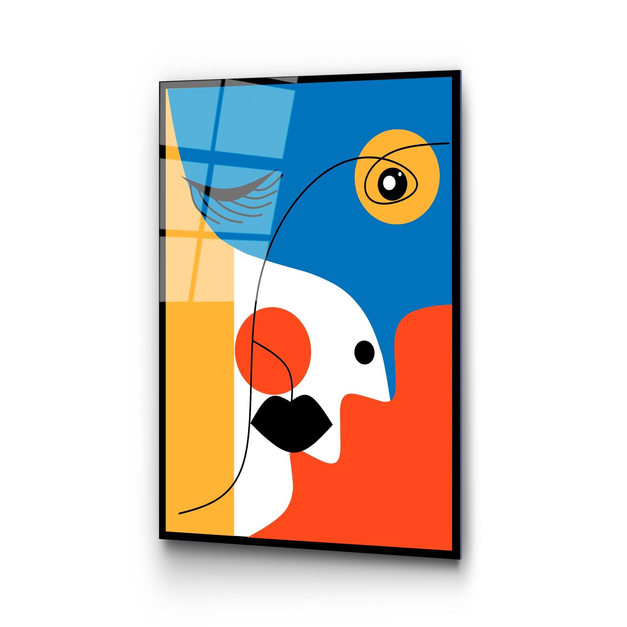 UV-922 Baskılı Cam Dikdörtgen Duvar Tablosu | ByLamp