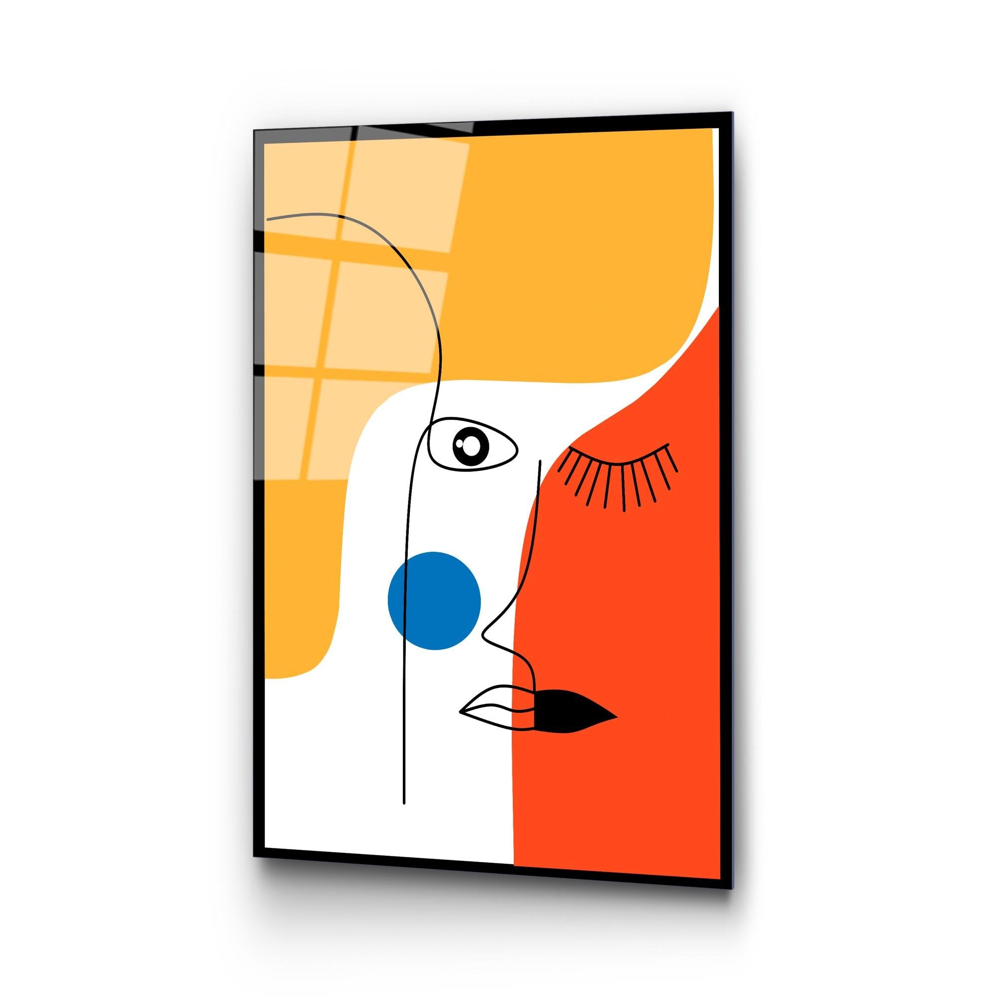 UV-923 Baskılı Cam Dikdörtgen Duvar Tablosu | ByLamp