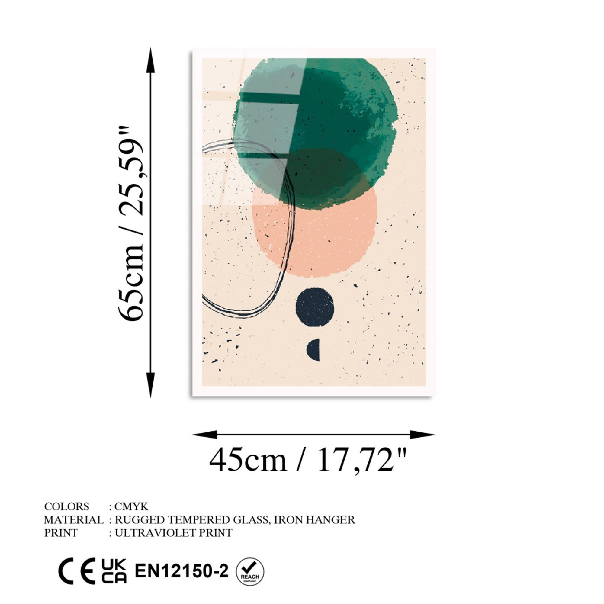 UV-924 Baskılı Cam Dikdörtgen Duvar Tablosu | ByLamp