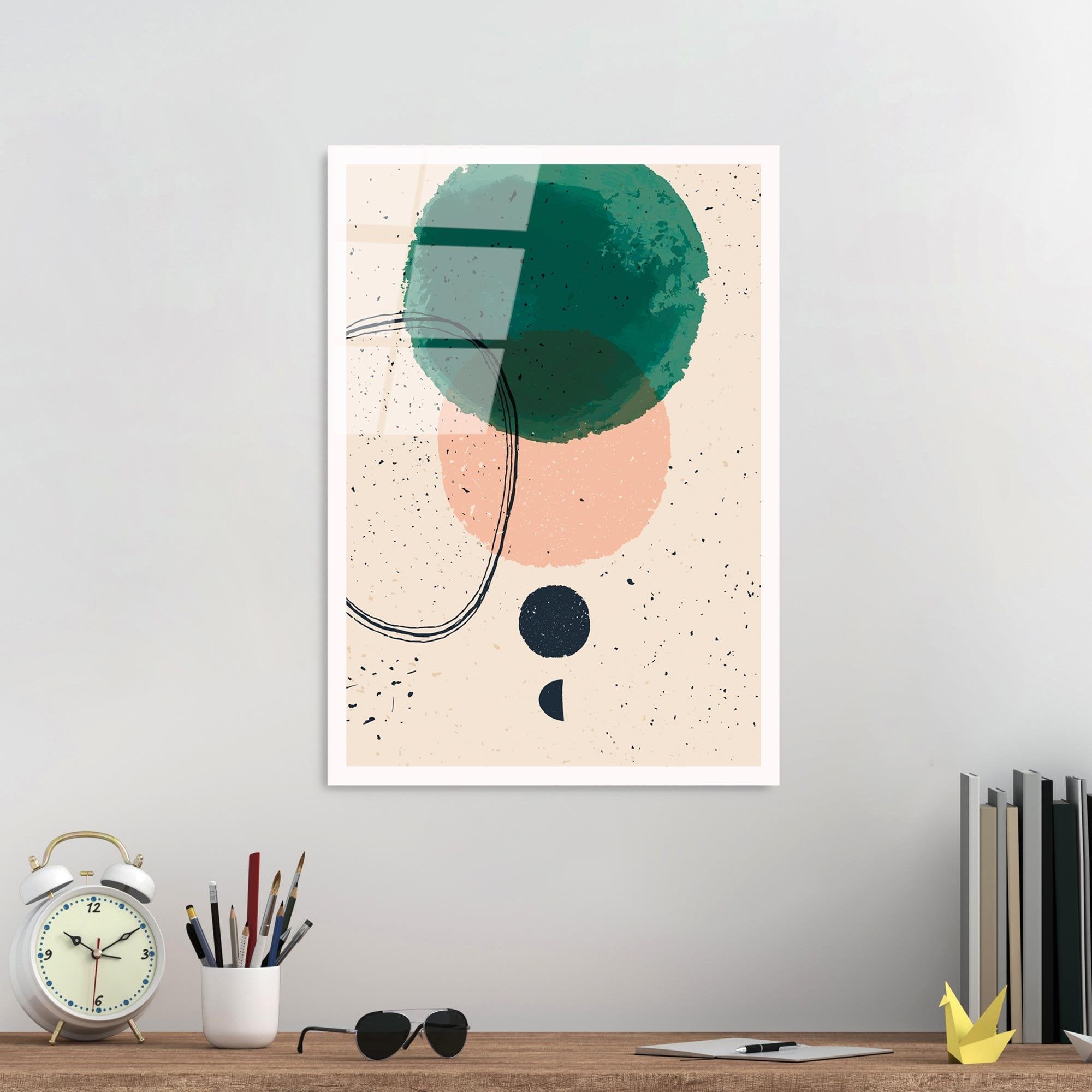 UV-924 Baskılı Cam Dikdörtgen Duvar Tablosu | ByLamp