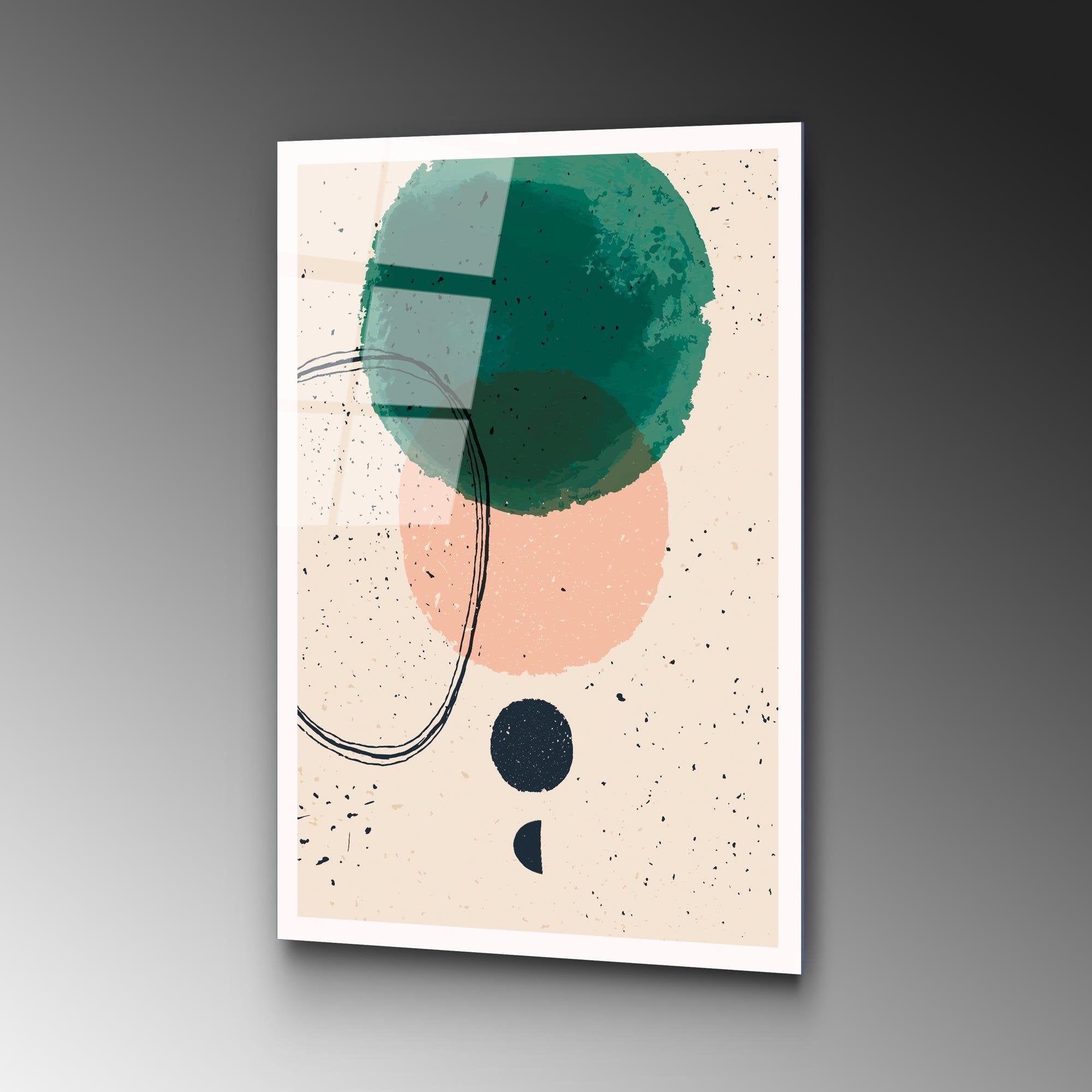 UV-924 Baskılı Cam Dikdörtgen Duvar Tablosu | ByLamp