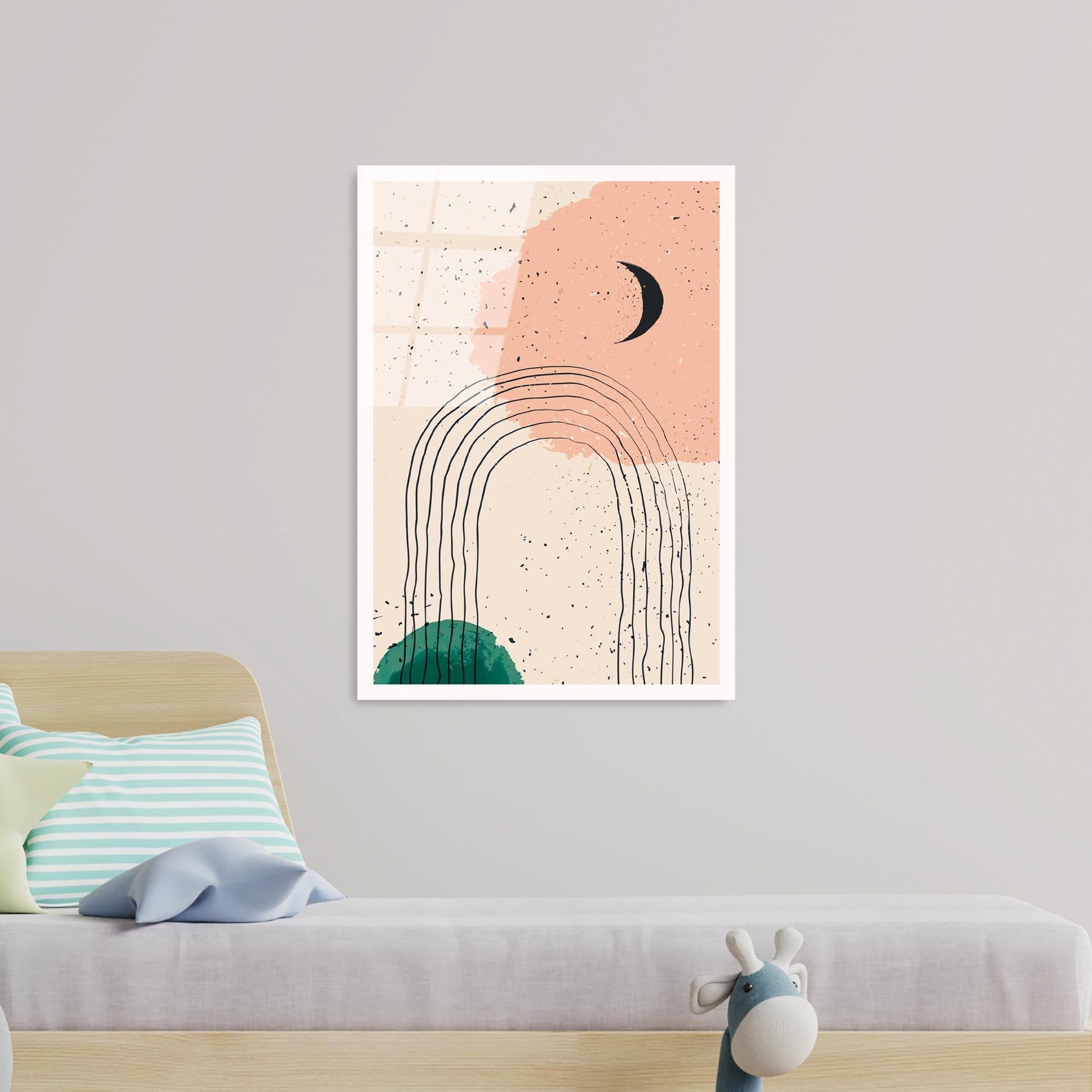 UV-925 Baskılı Cam Dikdörtgen Duvar Tablosu | ByLamp