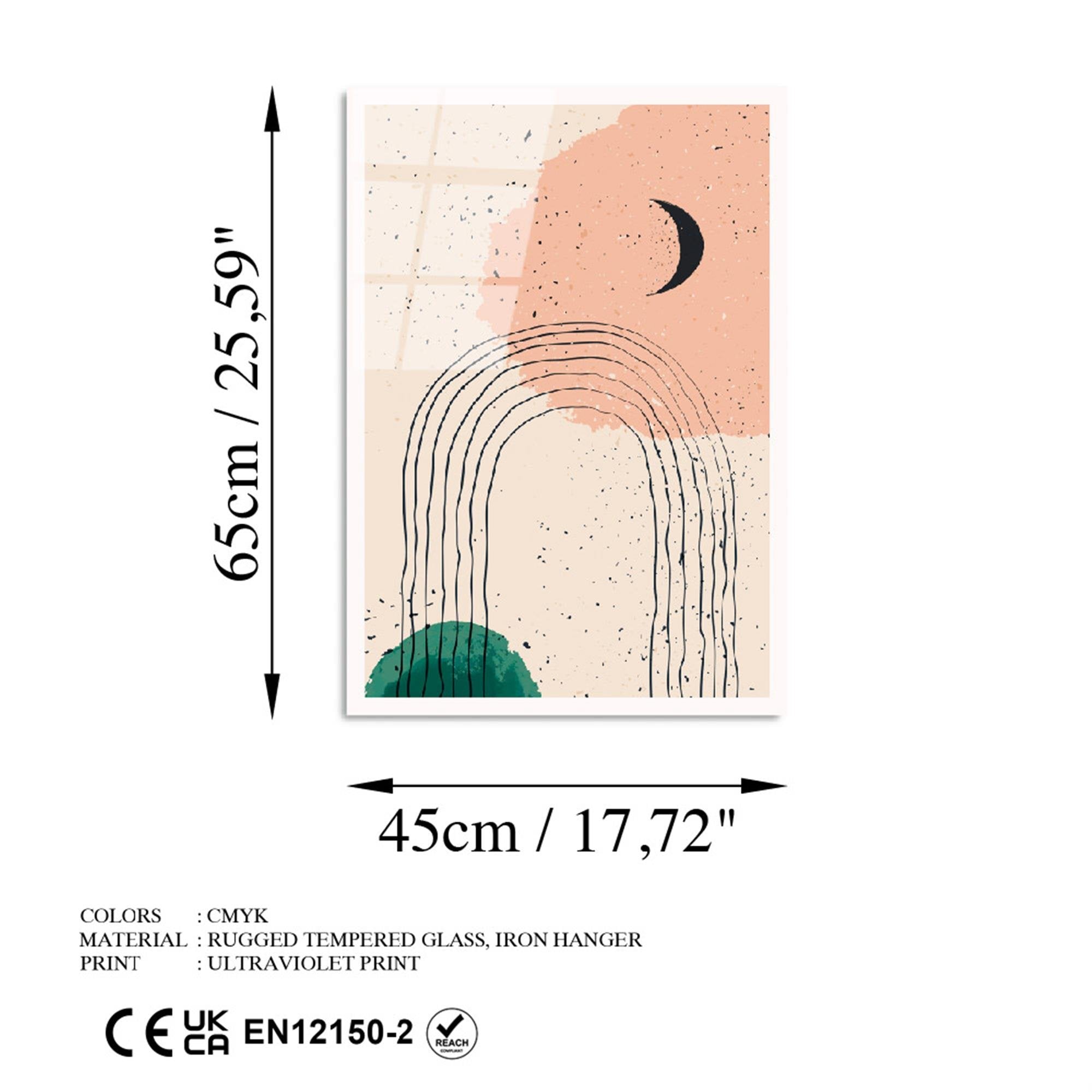 UV-925 Baskılı Cam Dikdörtgen Duvar Tablosu | ByLamp