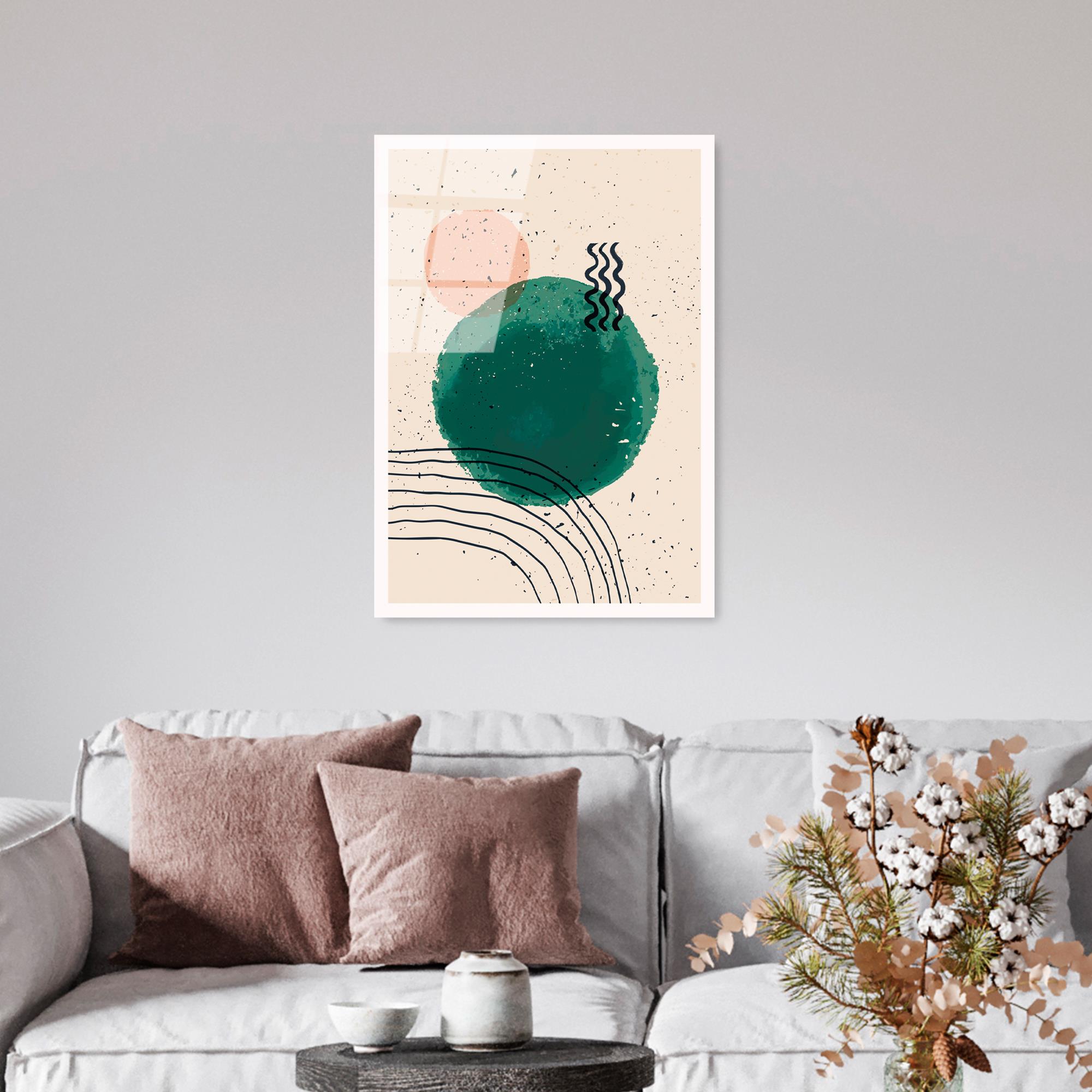 UV-926 Baskılı Cam Dikdörtgen Duvar Tablosu | ByLamp