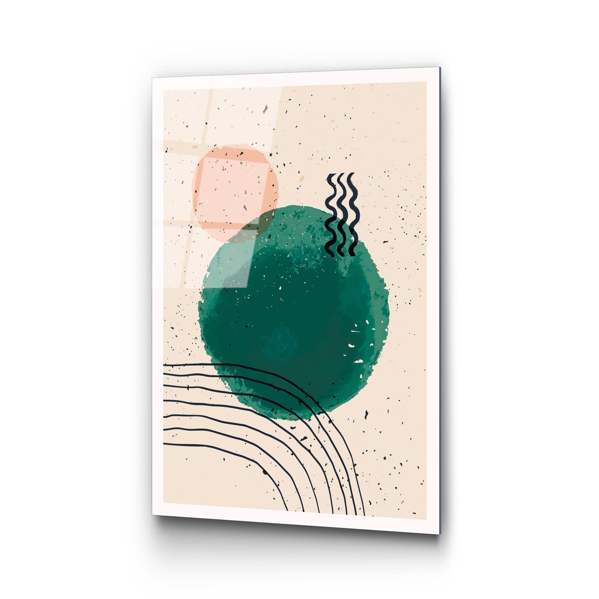 UV-926 Baskılı Cam Dikdörtgen Duvar Tablosu | ByLamp