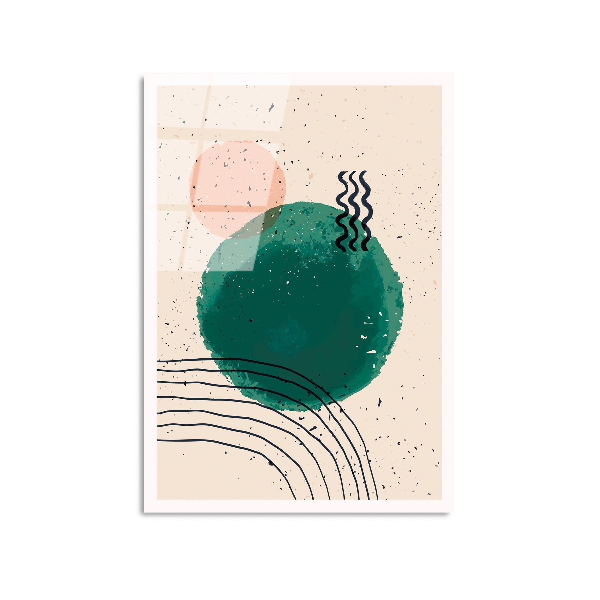 UV-926 Baskılı Cam Dikdörtgen Duvar Tablosu | ByLamp