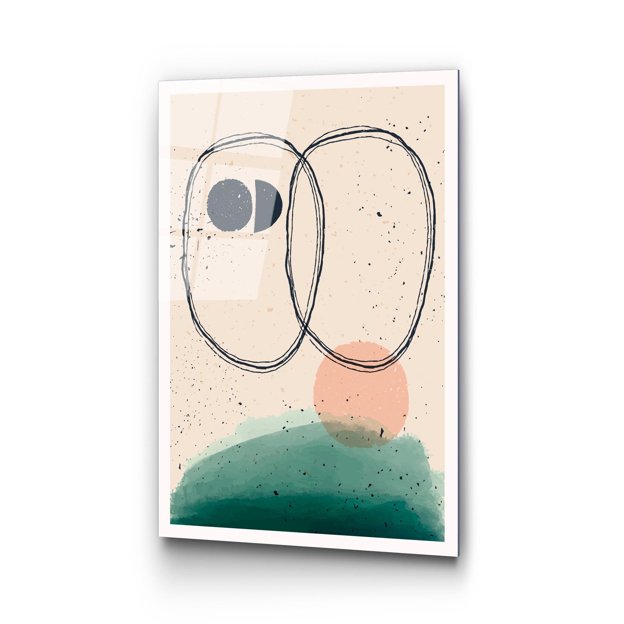 UV-927 Baskılı Cam Dikdörtgen Duvar Tablosu | ByLamp