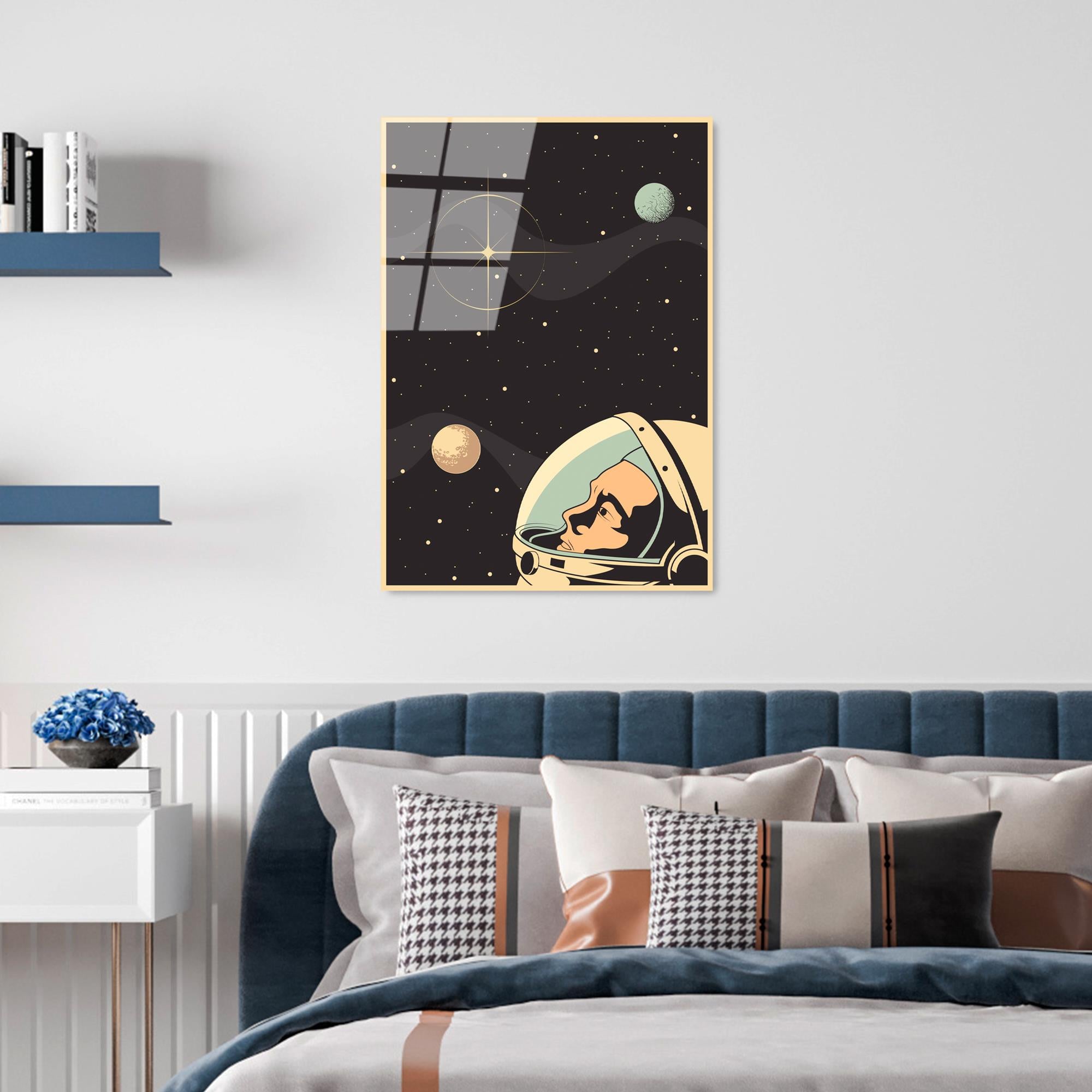 UV-956 Baskılı Cam Dikdörtgen Duvar Tablosu | ByLamp