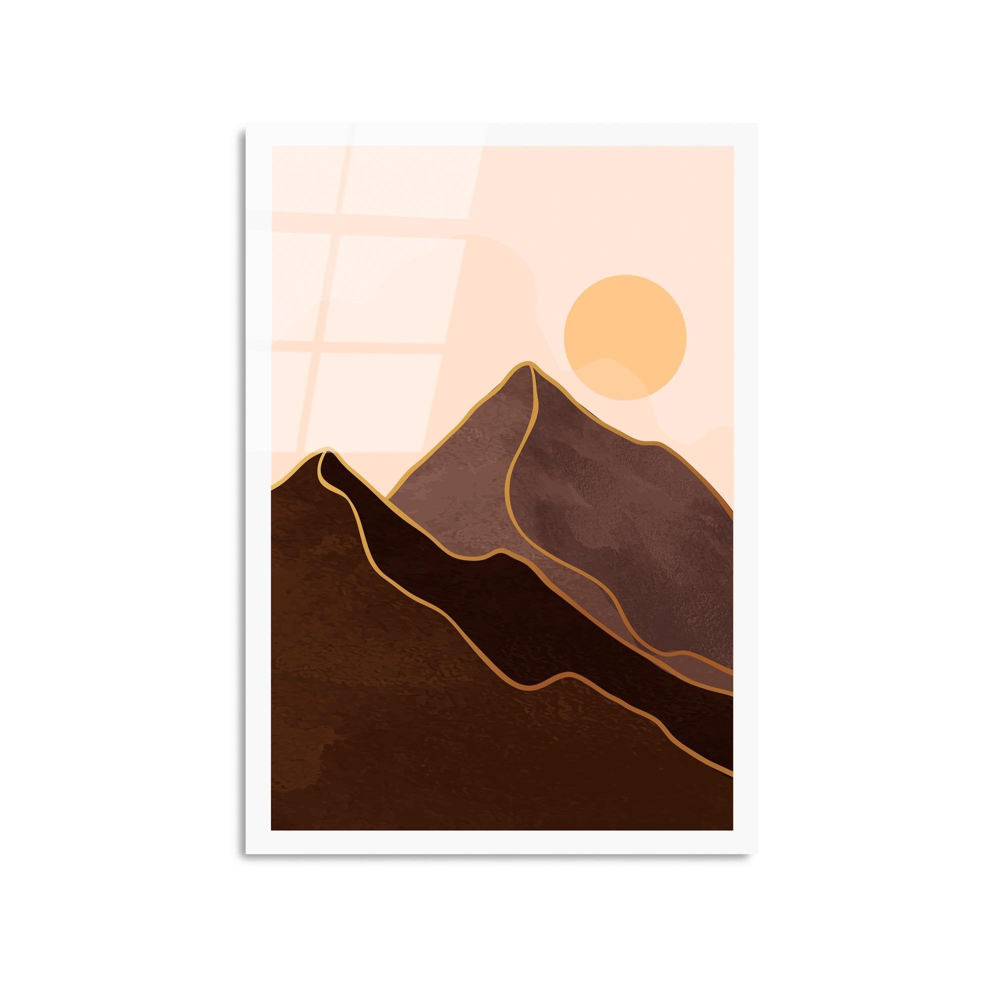 UV-960 Baskılı Cam Dikdörtgen Duvar Tablosu | ByLamp