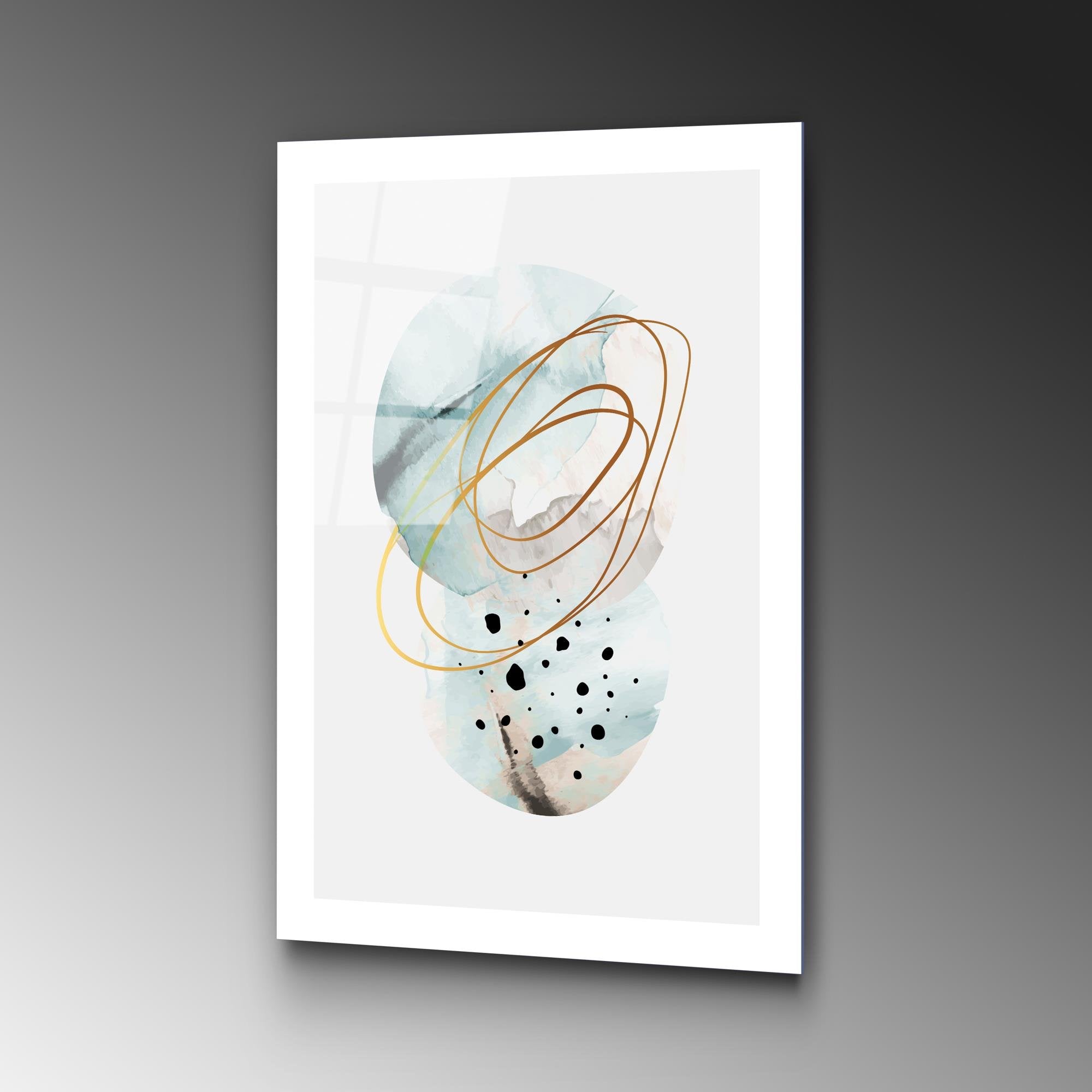 UV-963 Baskılı Cam Dikdörtgen Duvar Tablosu | ByLamp