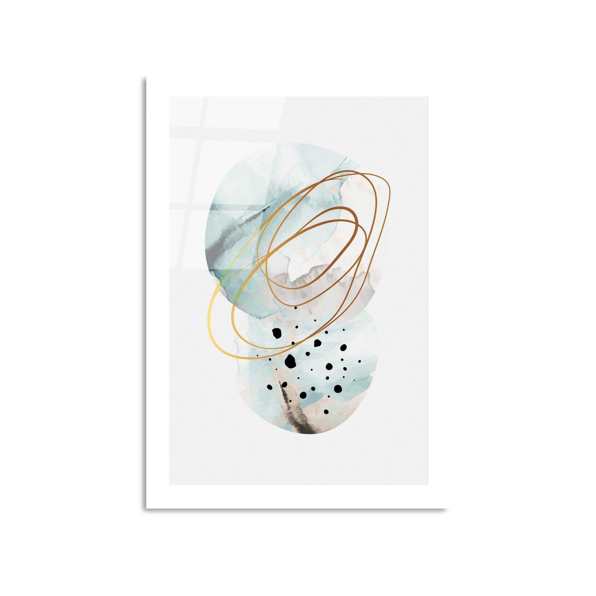 UV-963 Baskılı Cam Dikdörtgen Duvar Tablosu | ByLamp