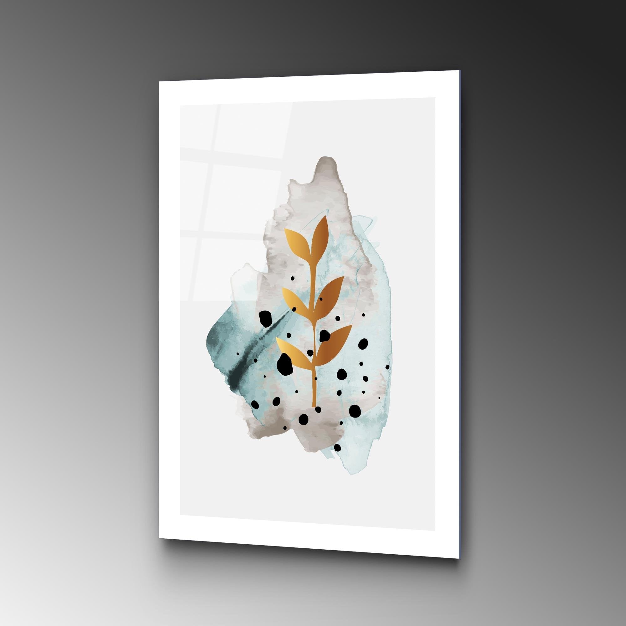 UV-964 Baskılı Cam Dikdörtgen Duvar Tablosu | ByLamp