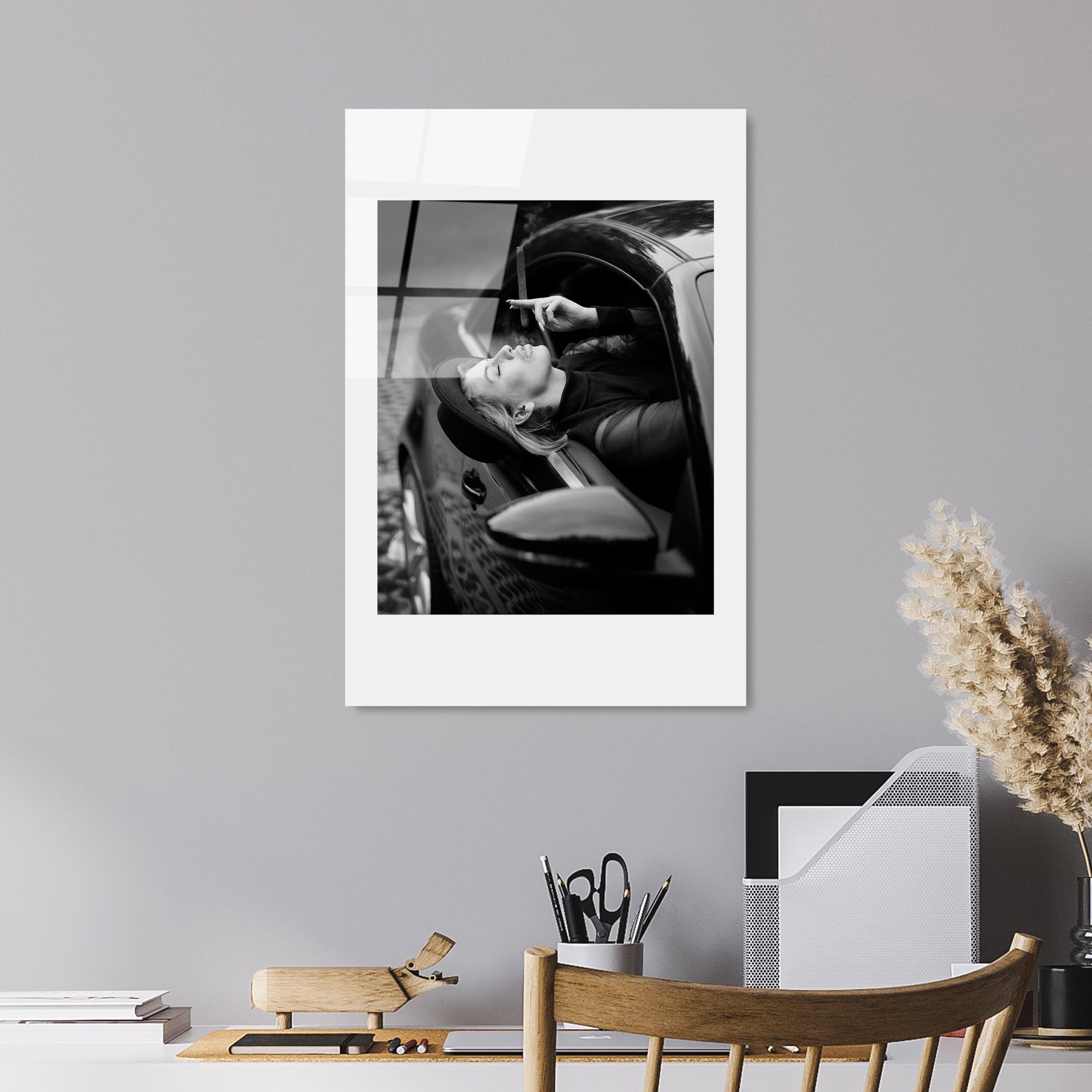 UV-971 Baskılı Cam Dikdörtgen Duvar Tablosu | ByLamp