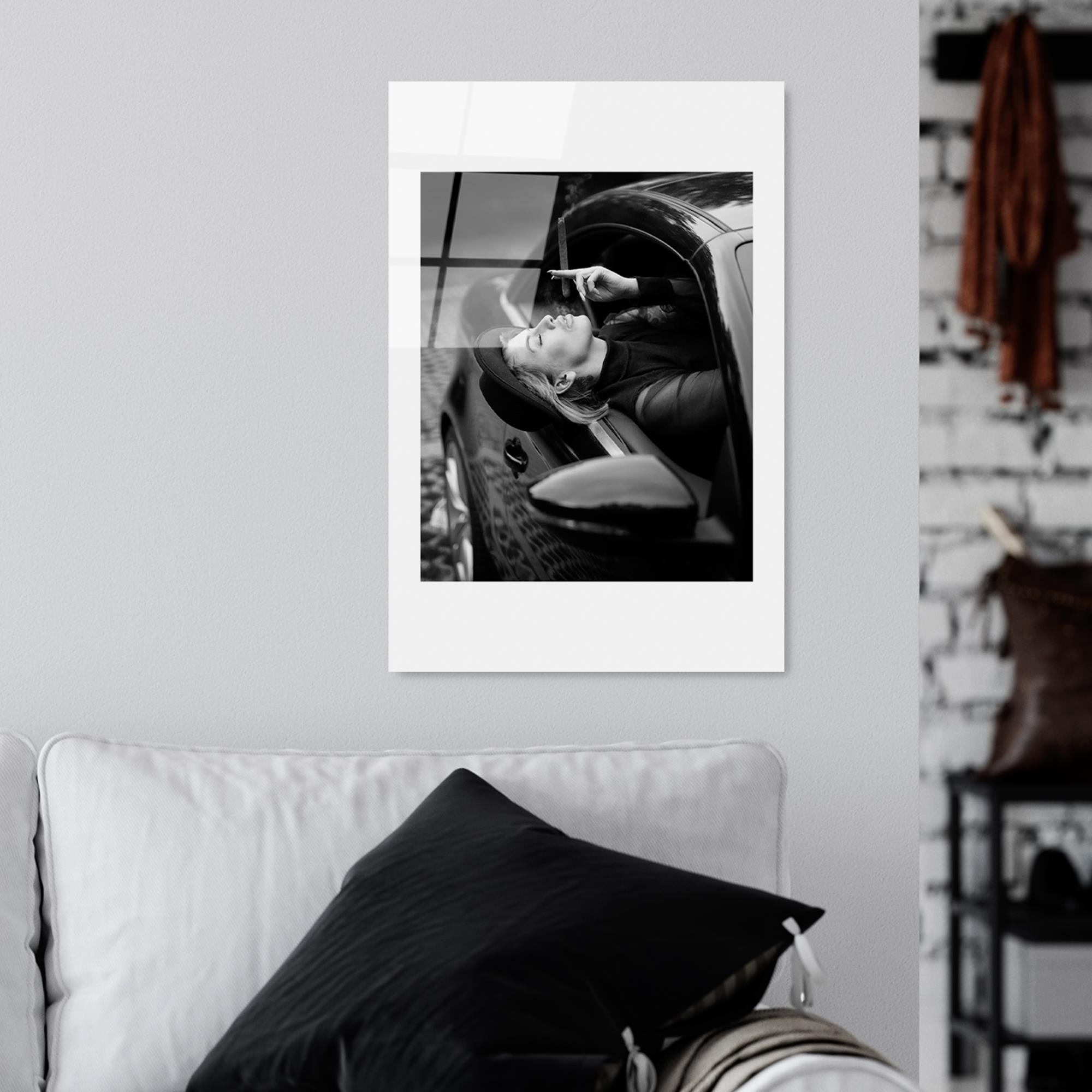 UV-971 Baskılı Cam Dikdörtgen Duvar Tablosu | ByLamp