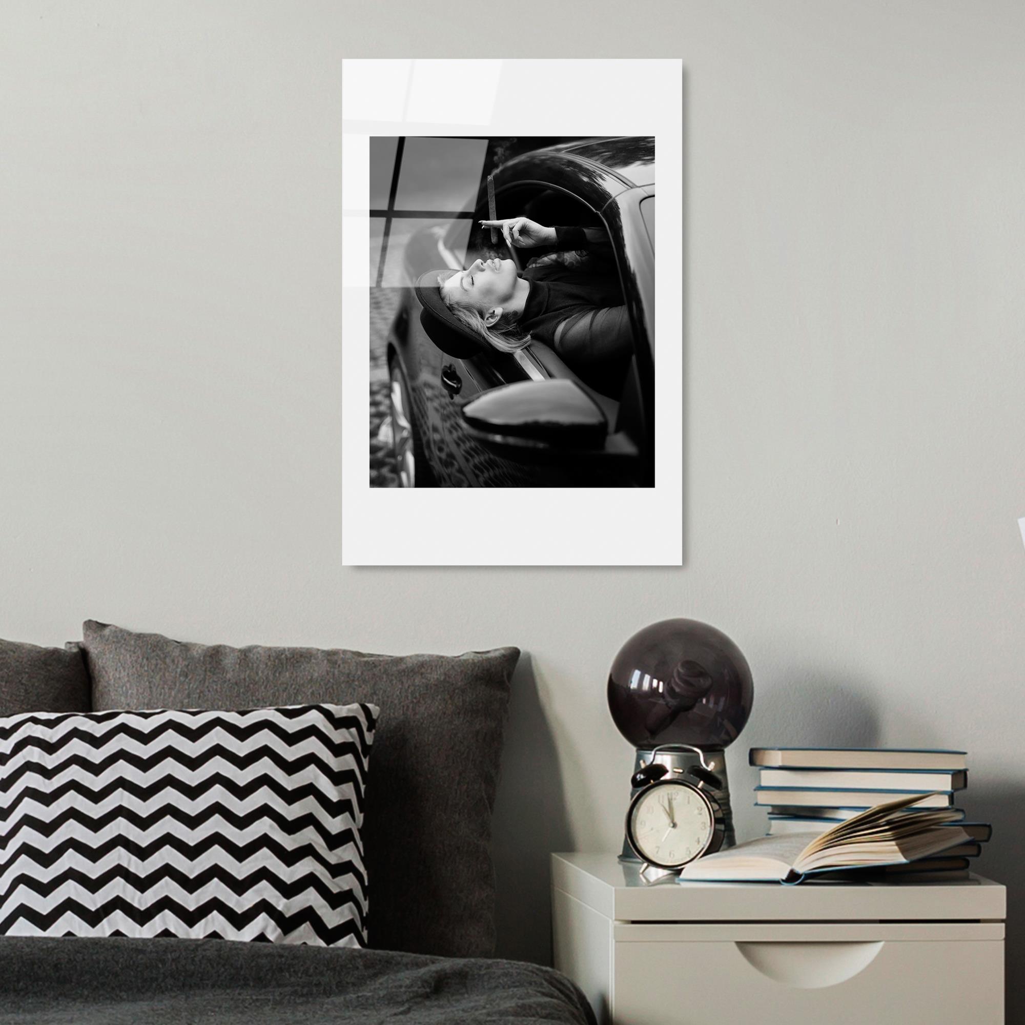 UV-971 Baskılı Cam Dikdörtgen Duvar Tablosu | ByLamp