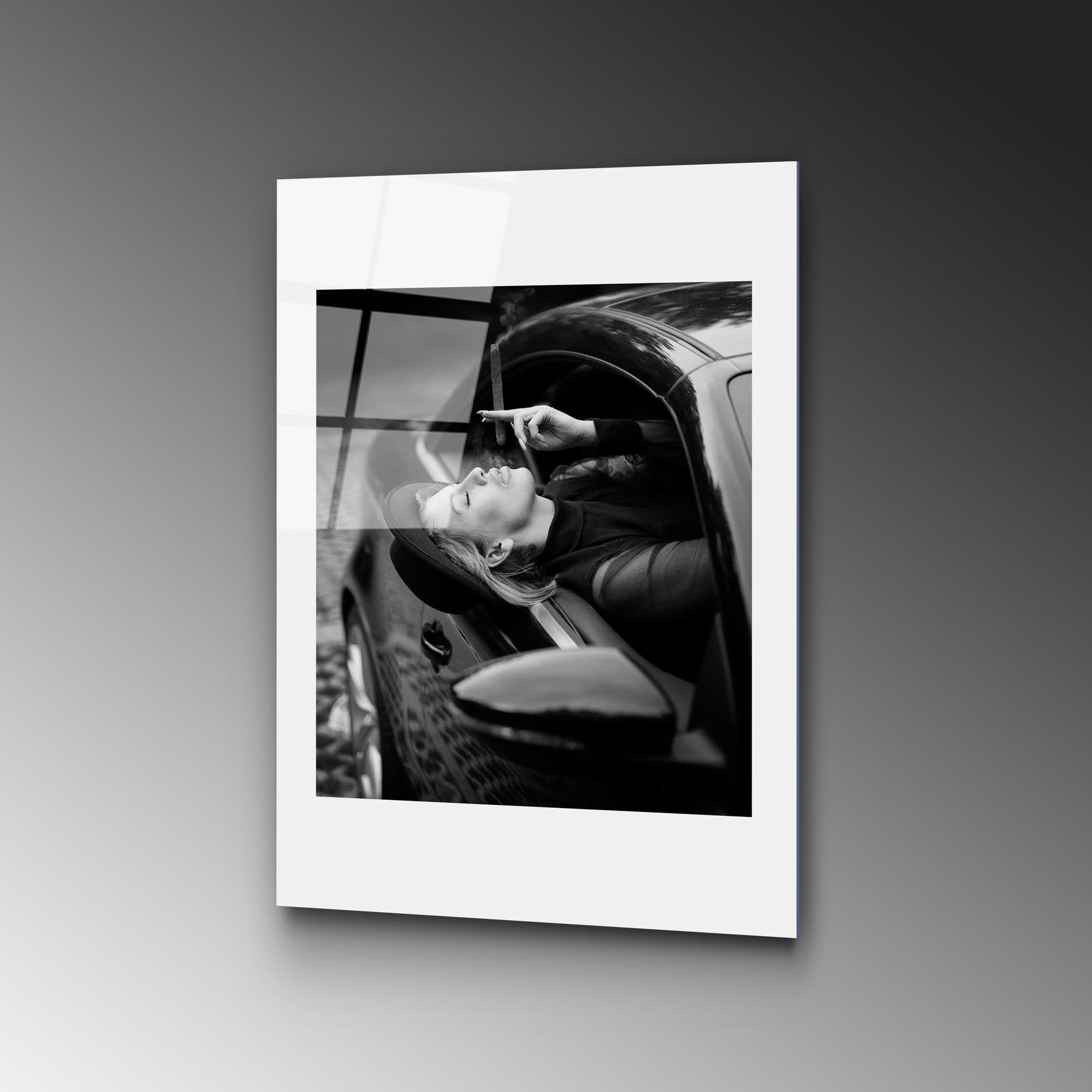 UV-971 Baskılı Cam Dikdörtgen Duvar Tablosu | ByLamp