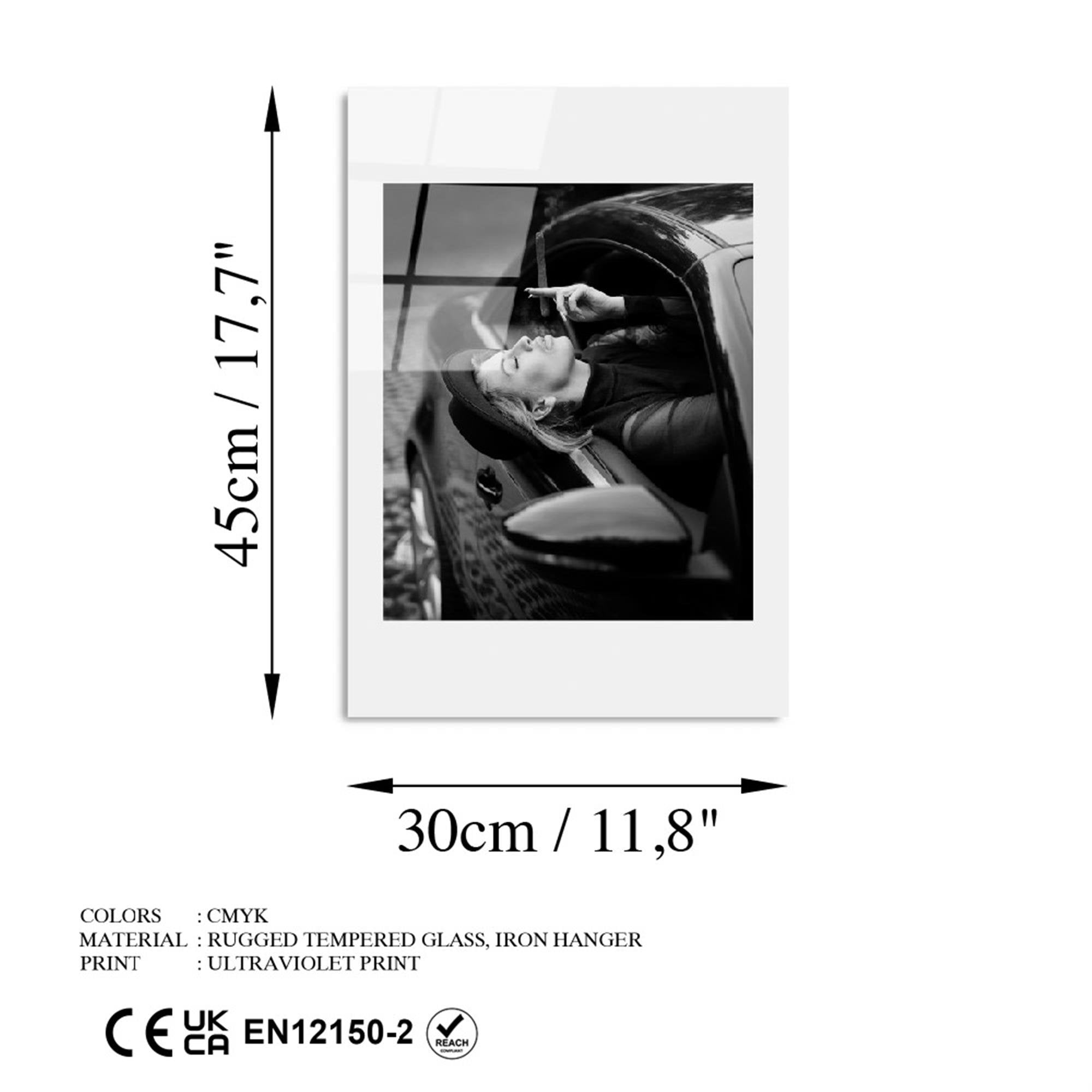 UV-971 Baskılı Cam Dikdörtgen Duvar Tablosu | ByLamp