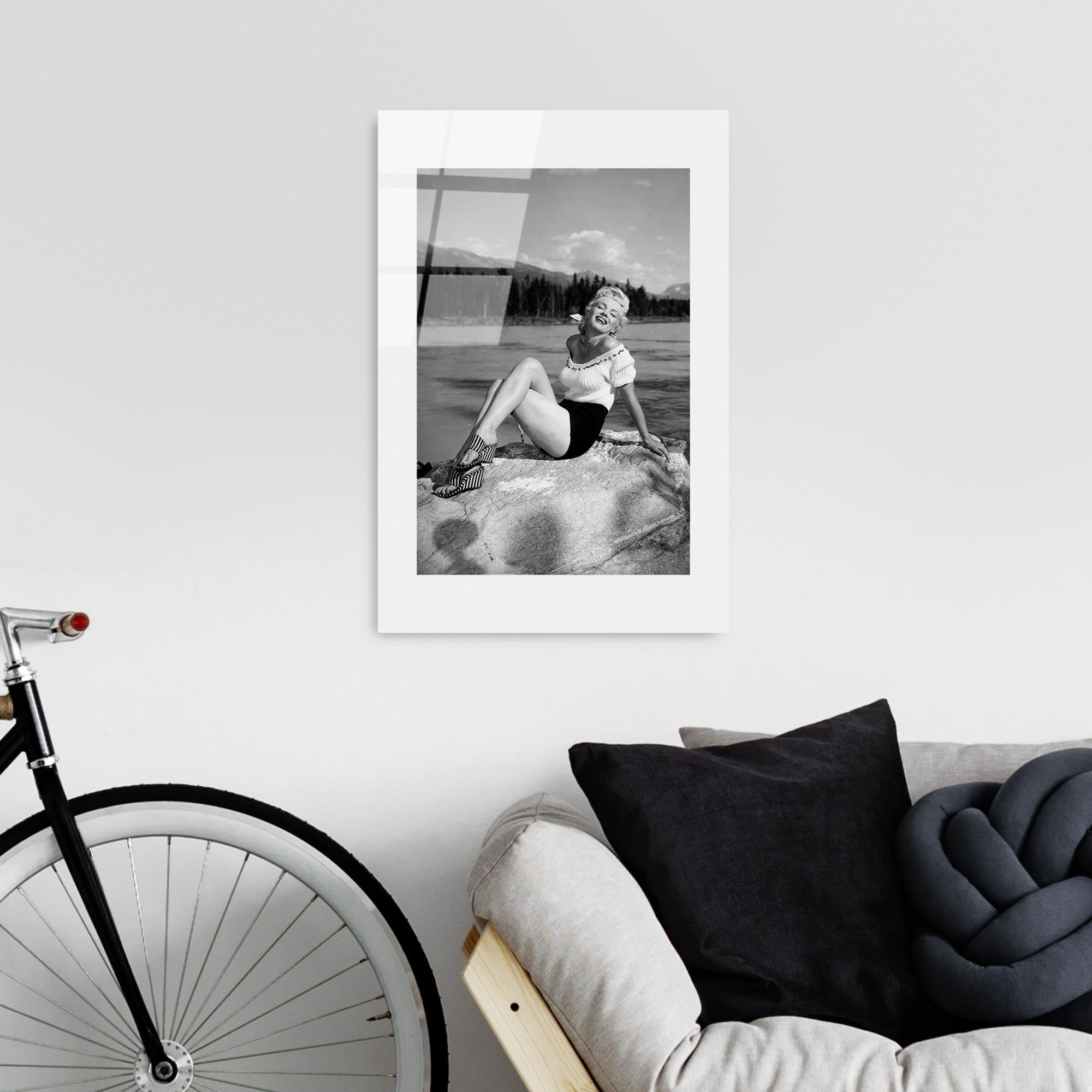 UV-972 Baskılı Cam Dikdörtgen Duvar Tablosu | ByLamp