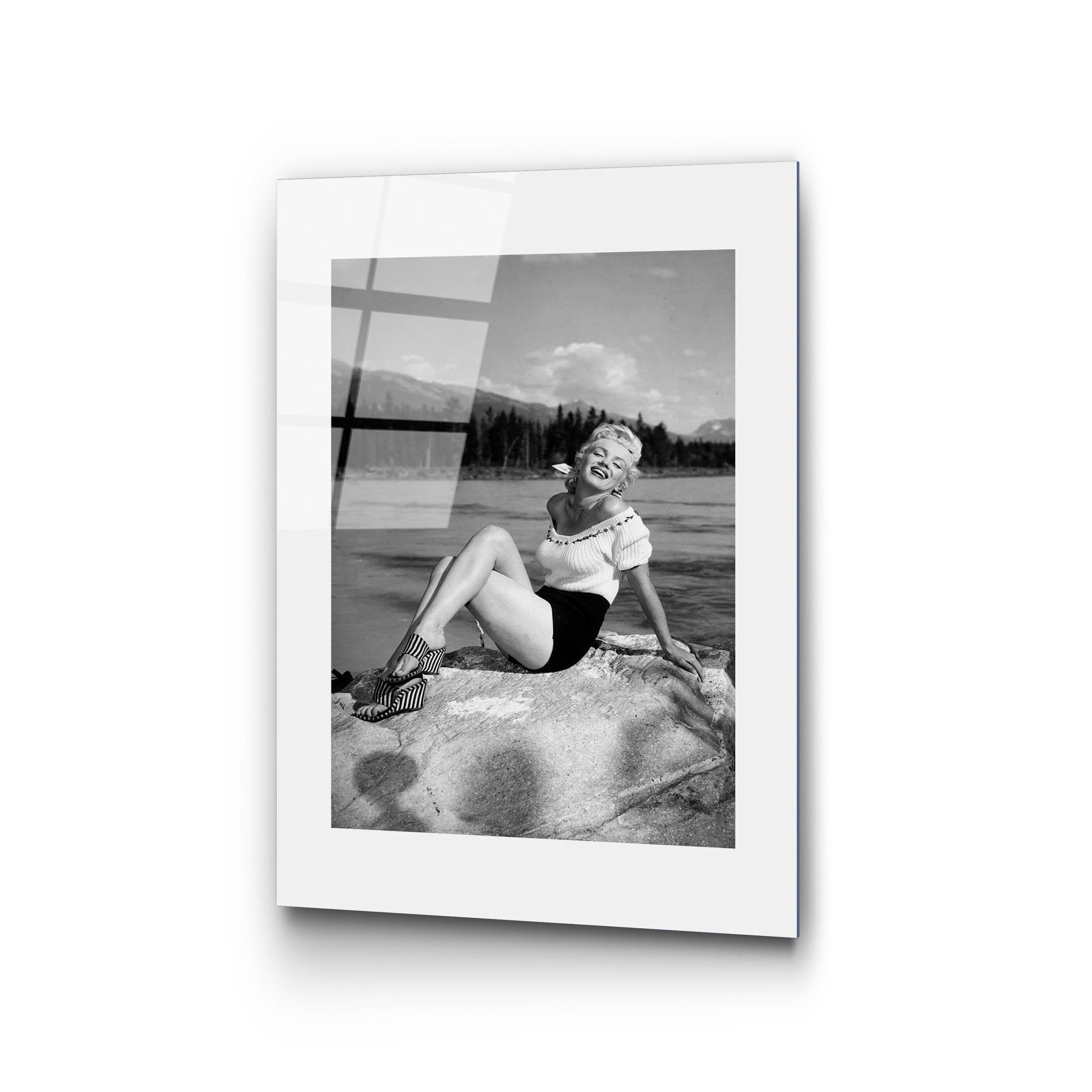 UV-972 Baskılı Cam Dikdörtgen Duvar Tablosu | ByLamp