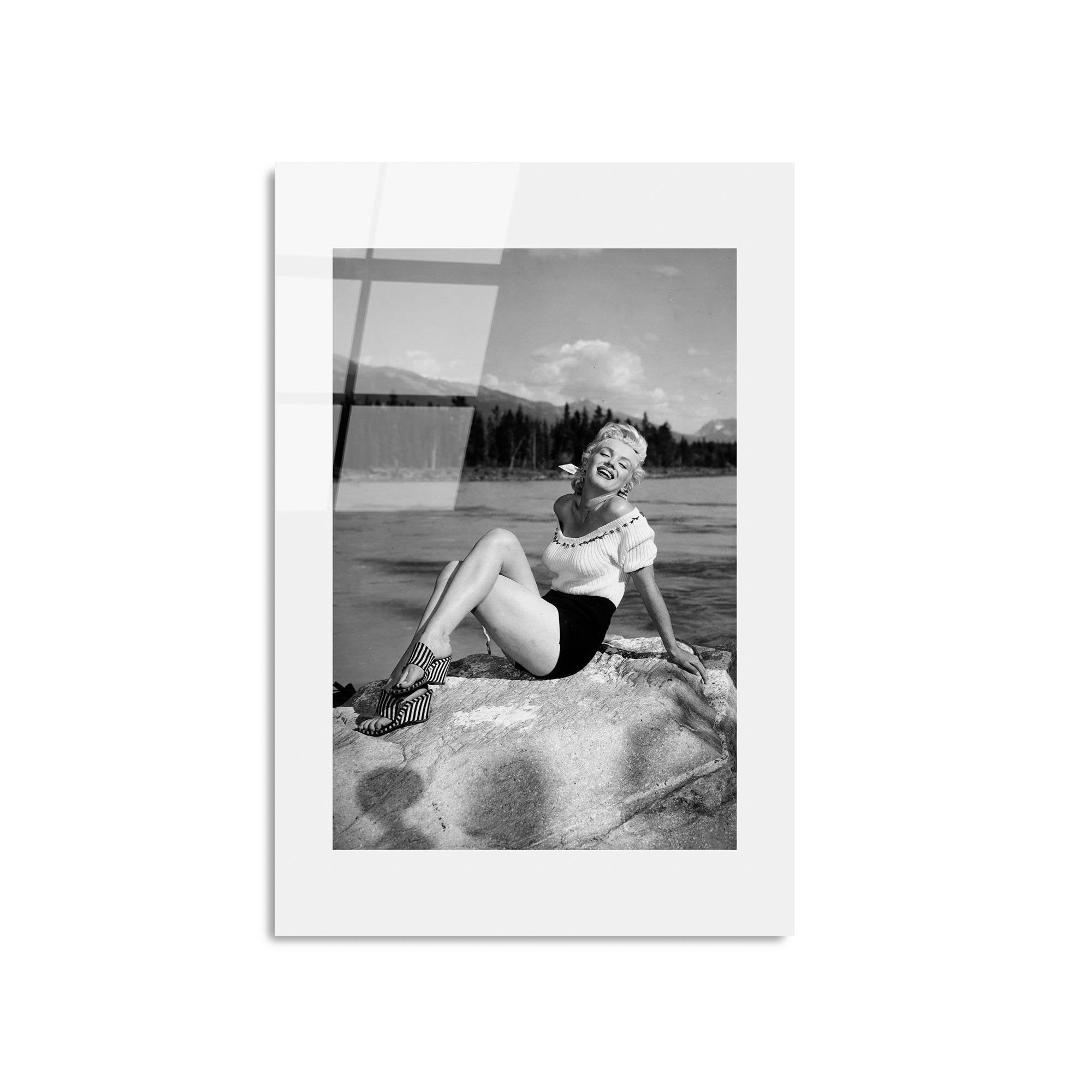 UV-972 Baskılı Cam Dikdörtgen Duvar Tablosu | ByLamp